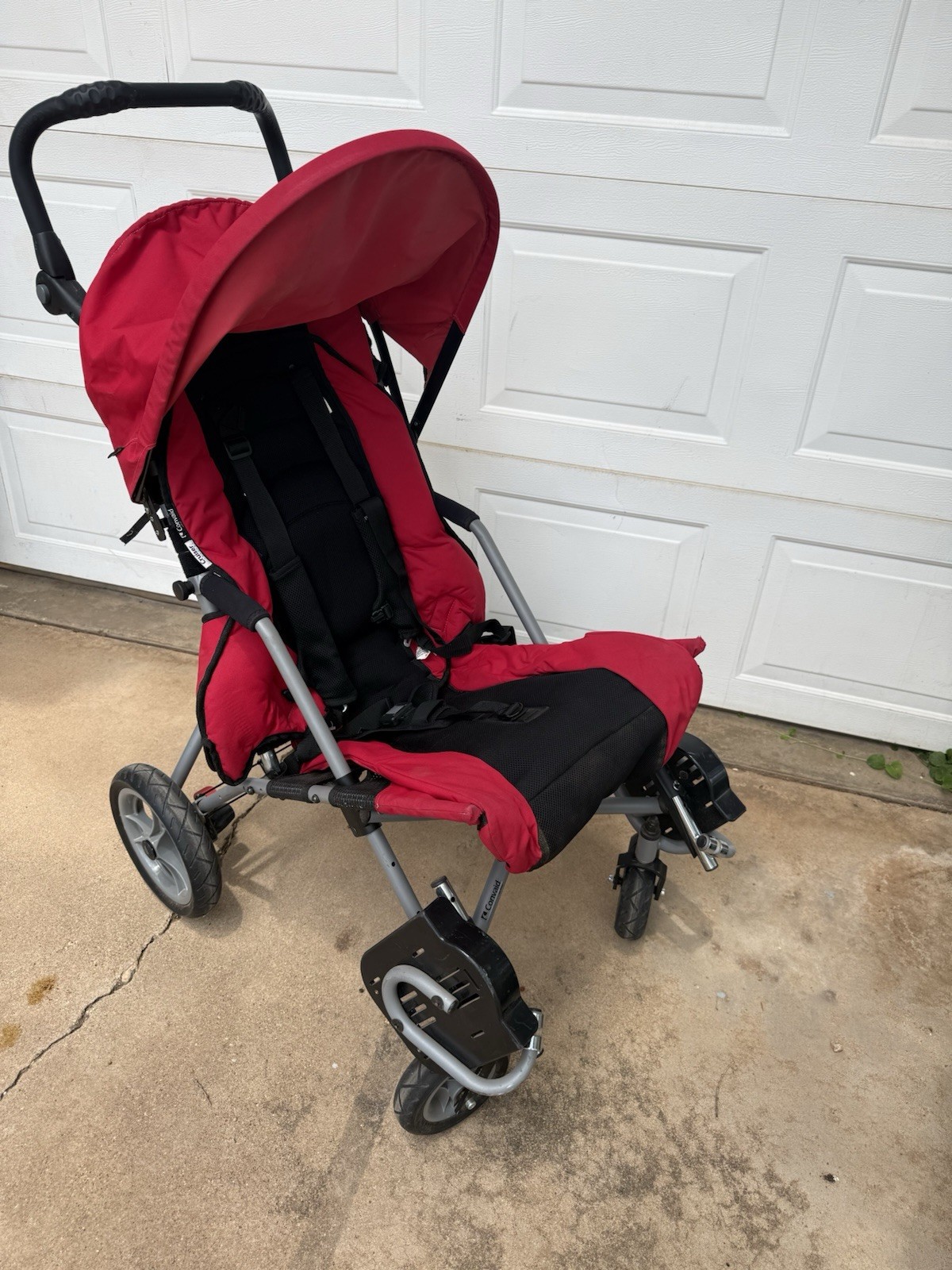 Convaid Cruiser Adaptive Stroller for Special Needs Red