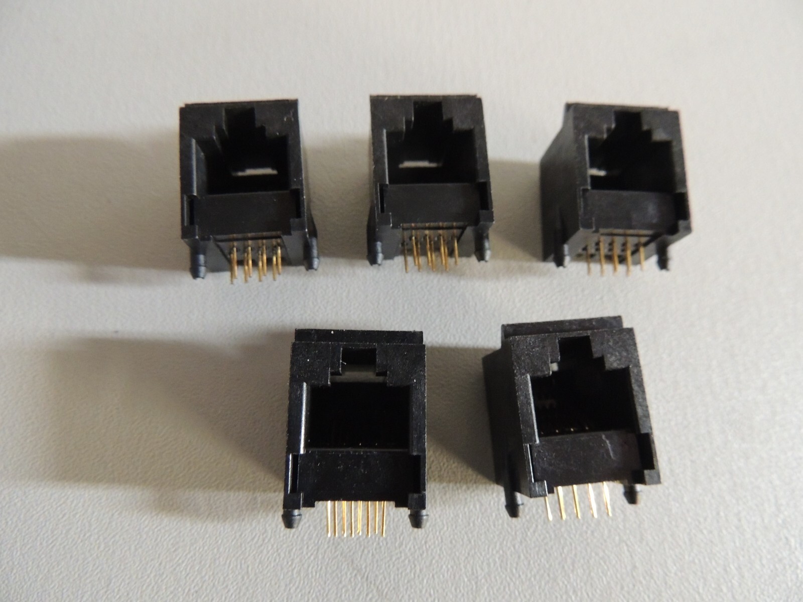 5 pk 8- pin Replacement RJ45 Ethernet /Network/ Phone Jack
