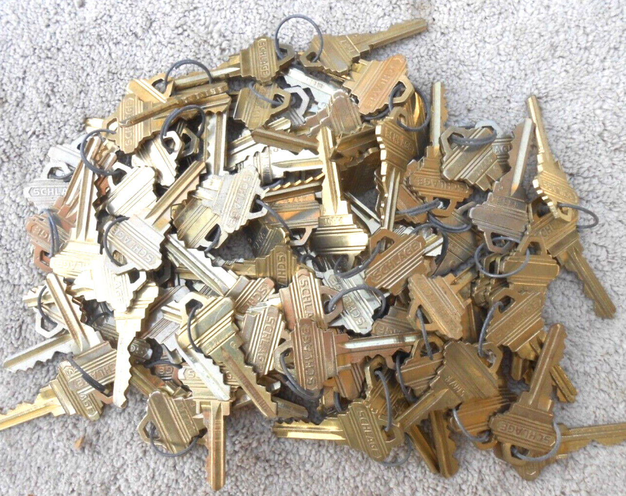 25 pair of 2  (50 keys) SCHLAGE FACTORY PRECUT KEYS SC1  5 pin Locksmith