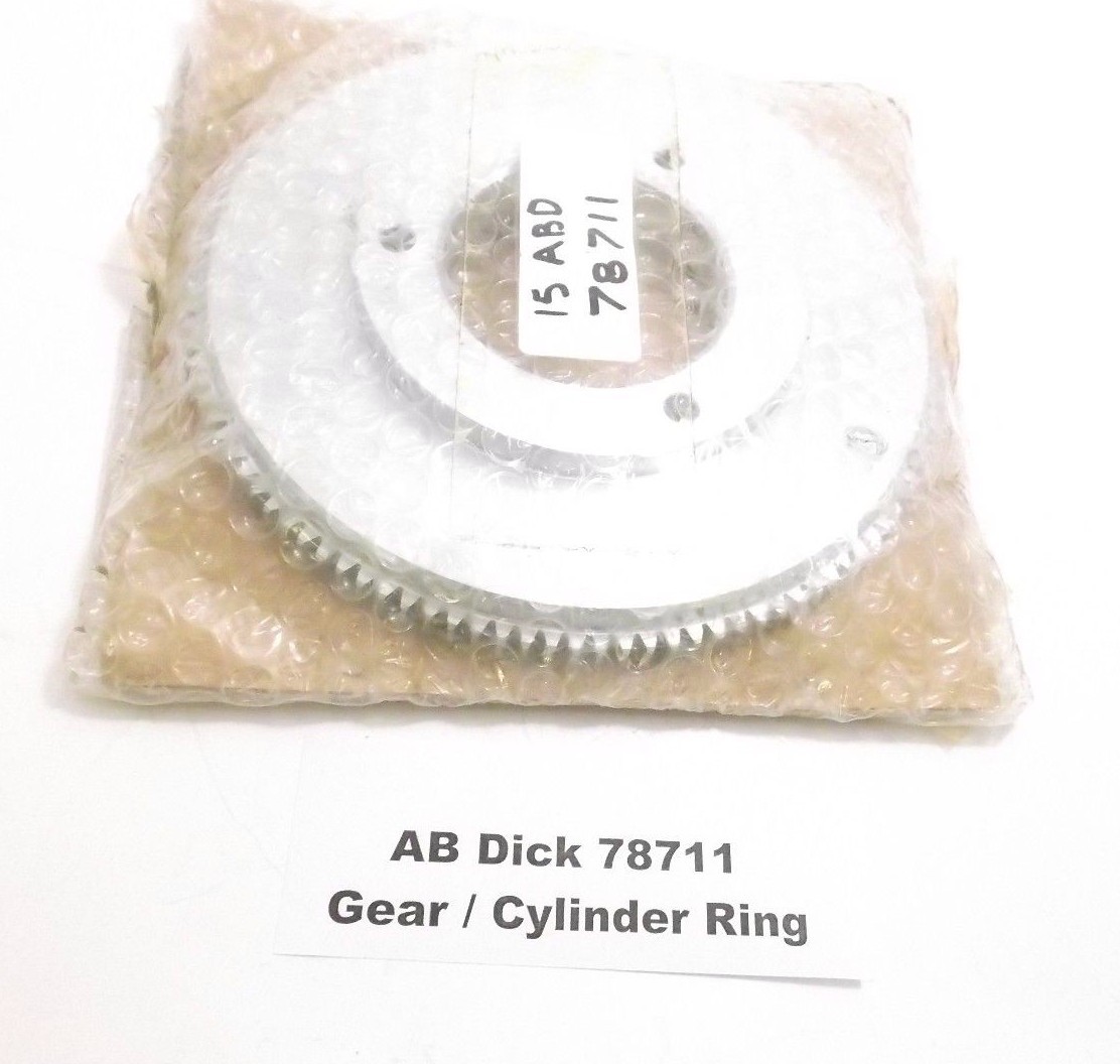 AB Dick 78711 Gear / Cylinder Ring - Prepaid Shipping