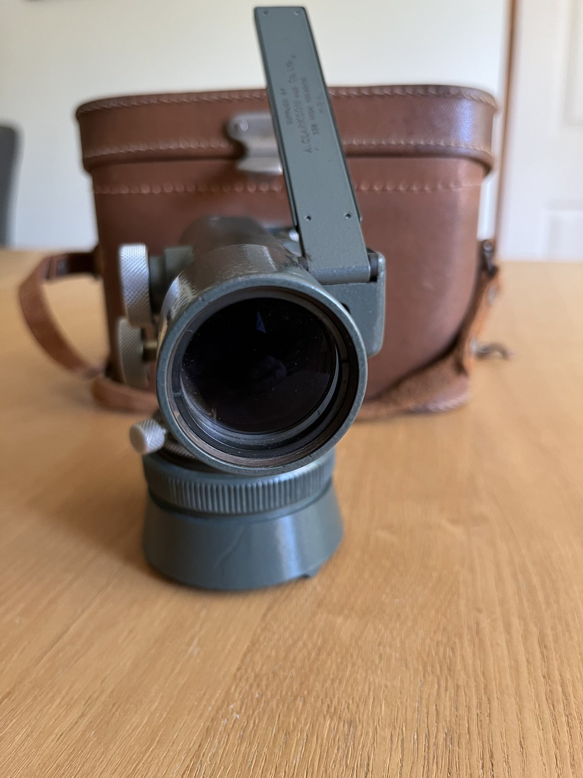 Vintage HILGER & WATTS Surveyor's Precision Dumpy Theodolite Level in Case