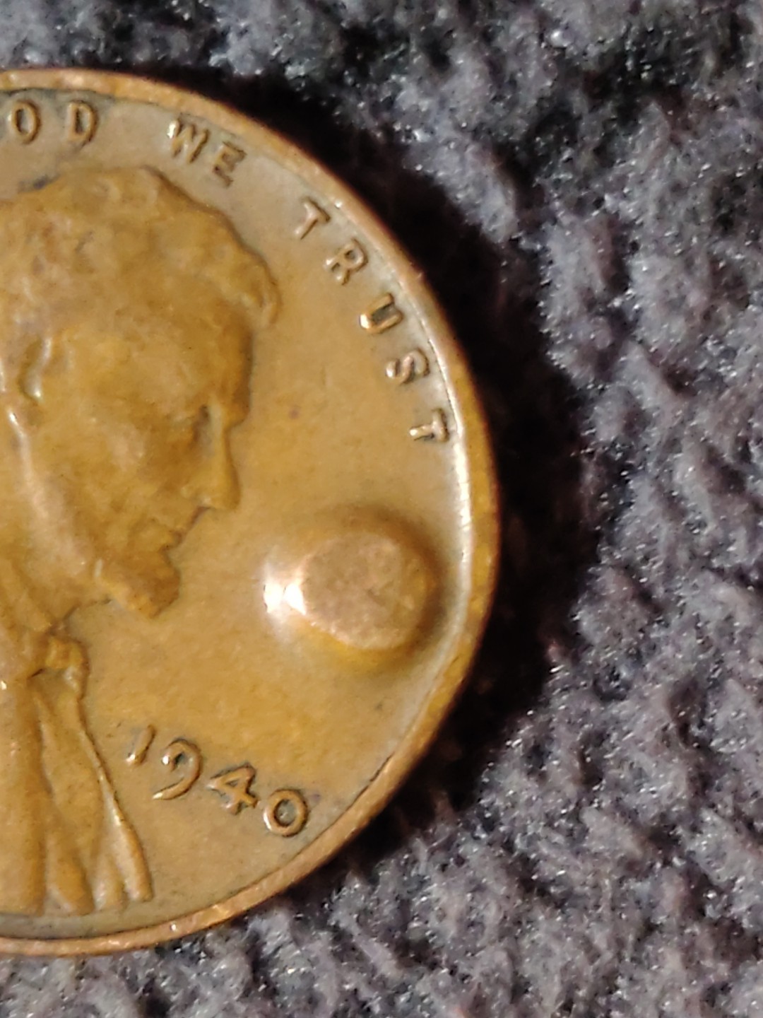 1940 No Mint Mark Lincoln Wheat Penny