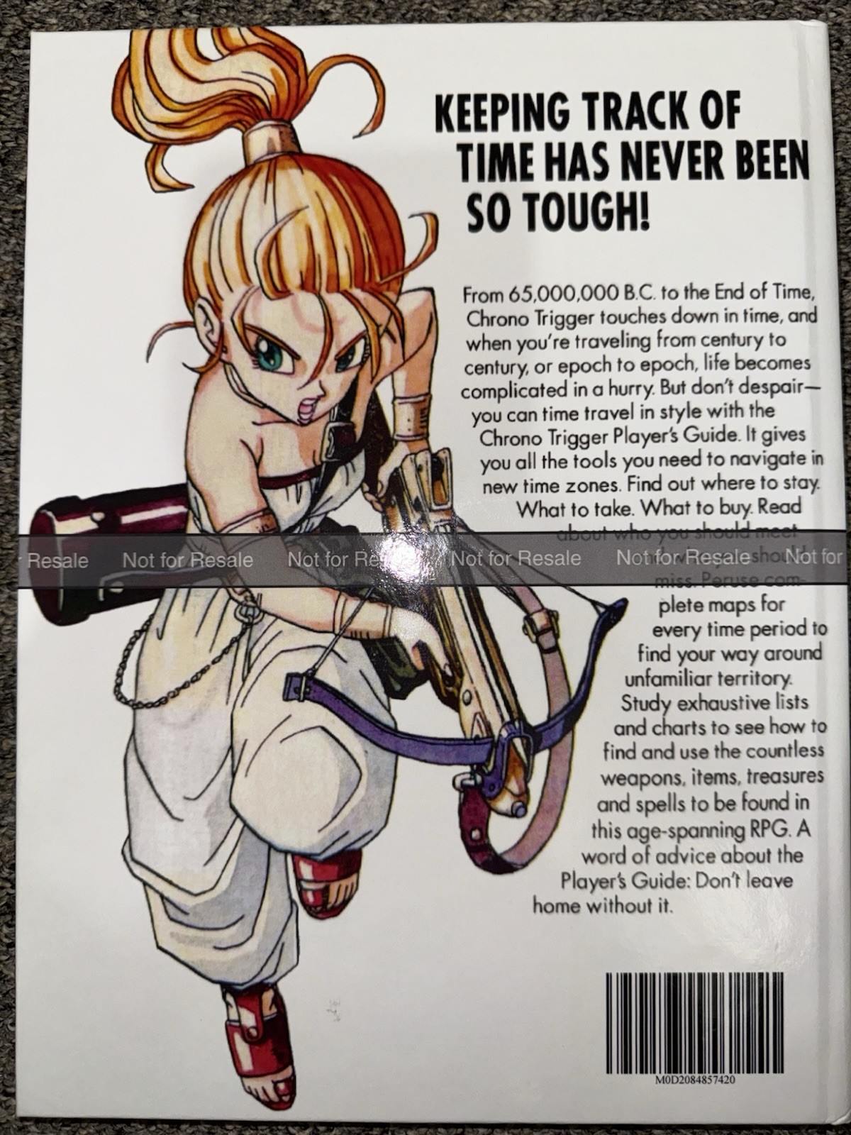 Chrono Trigger SNES Custom Super Nintendo Hardcover Strategy Guide