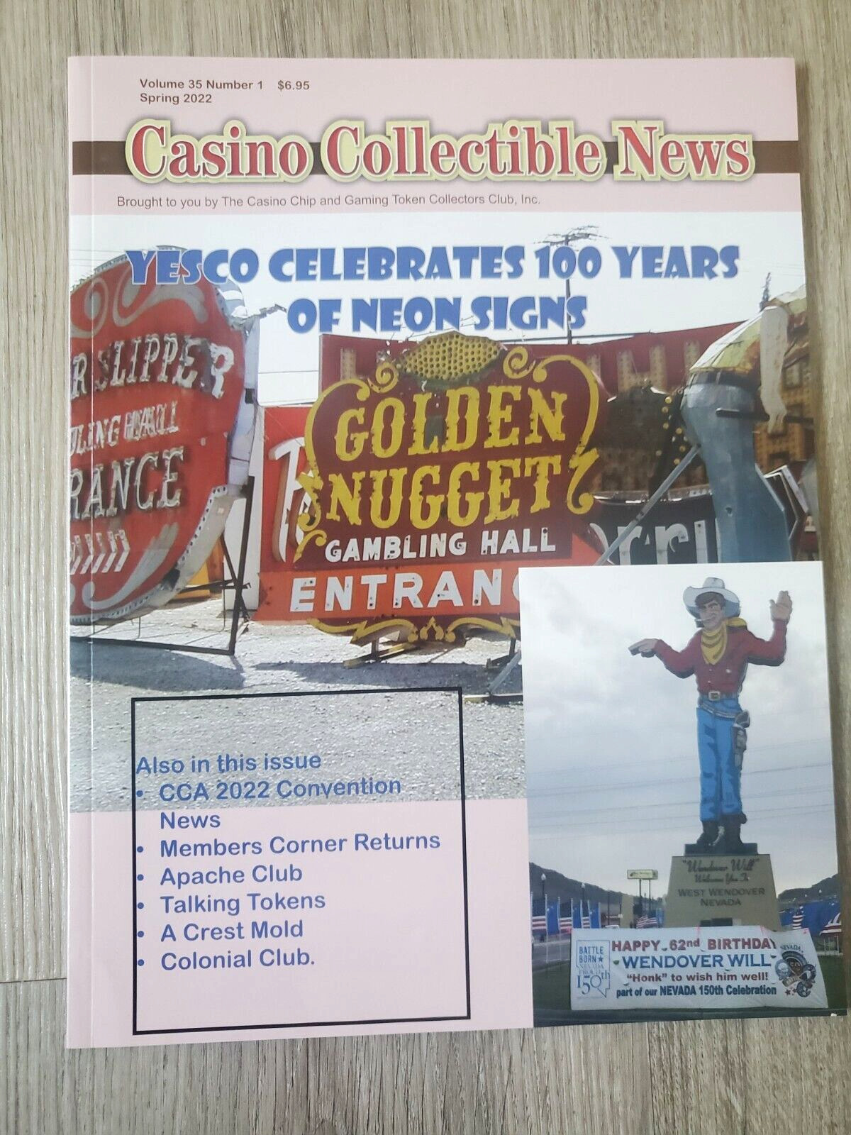 Casino Collectible News Spring 2022 Featuring 100 Years Of Neon Signs
