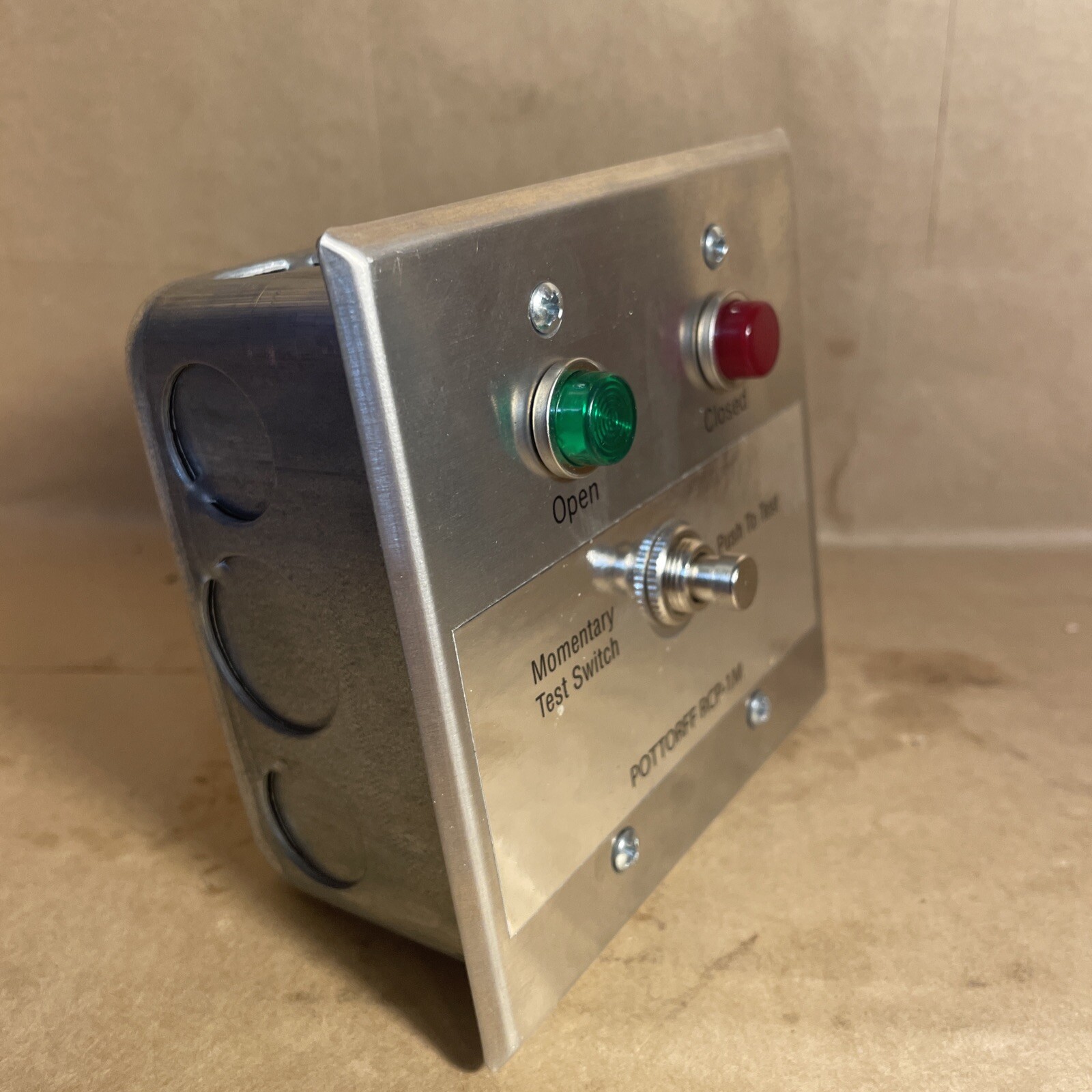 POTTORFF RCP-1 M Remote Fire Control Panel | Momentary (G-3-06)