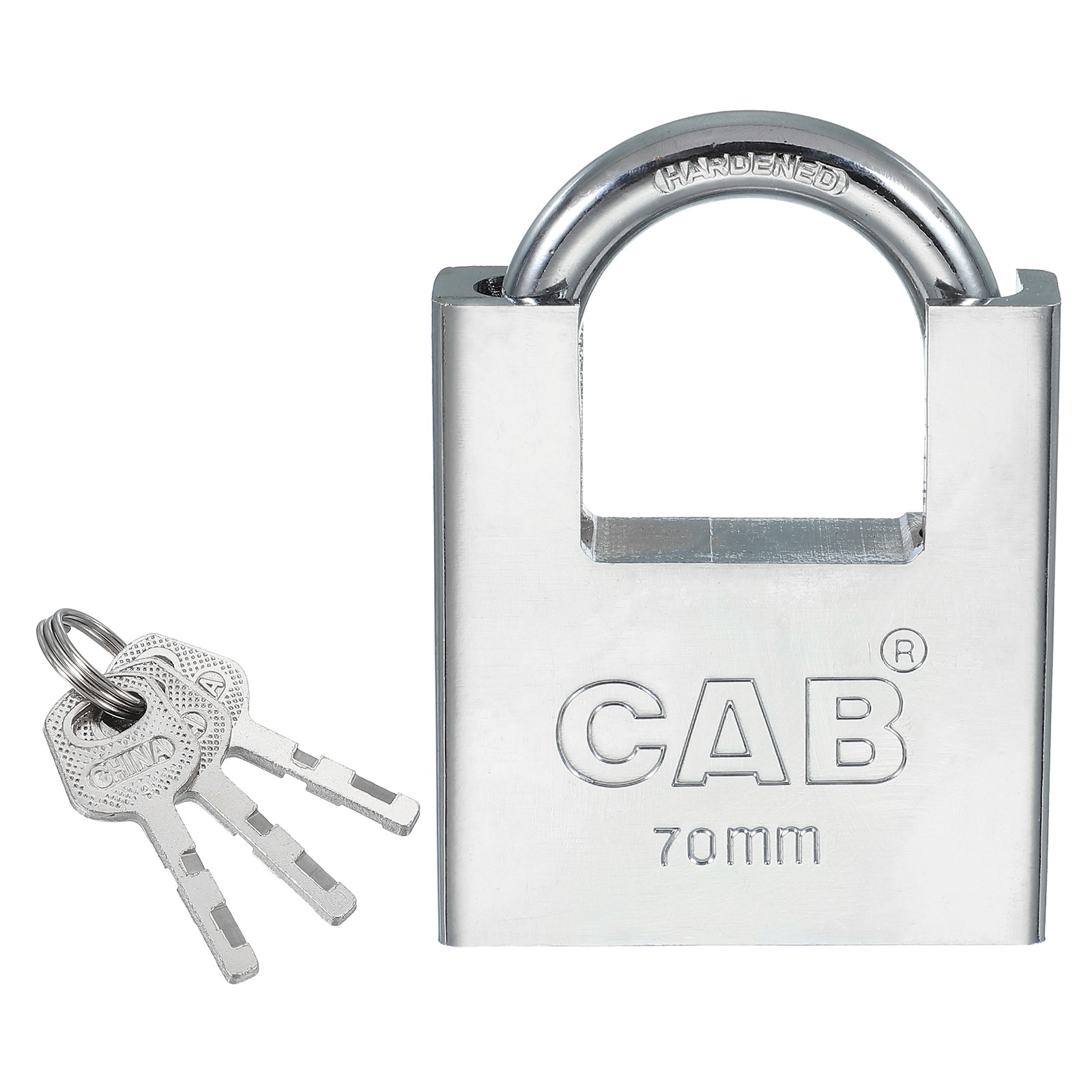 68mm (2-11/16")Steel Padlocks, Keyed Different Pin Tumbler Padlocks with Key