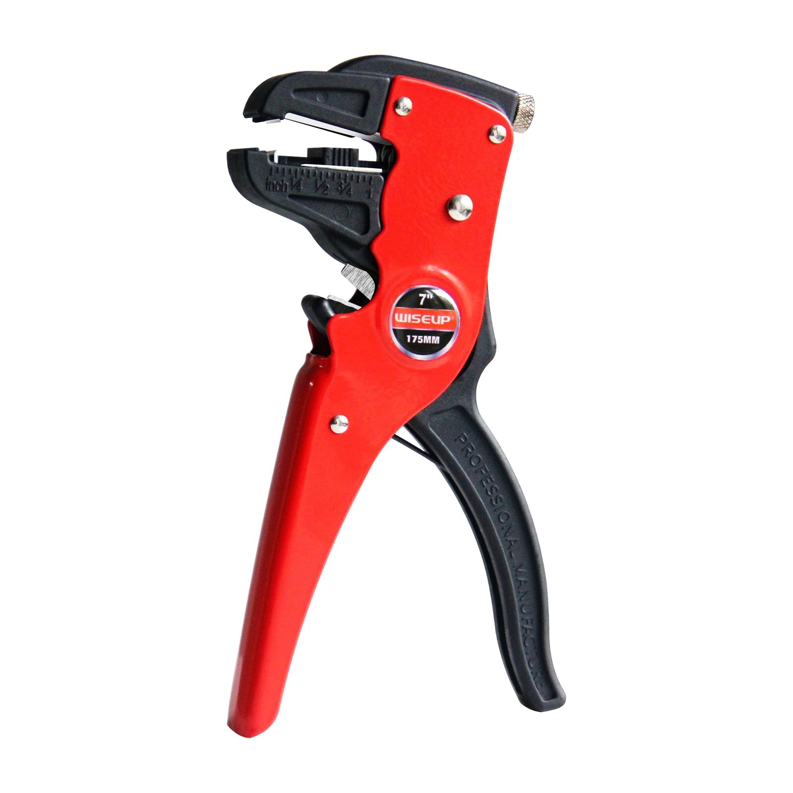 WISEUP Automatic Quick Strip Wire Stripper and Cutter,Eagle Nose Pliers (7-In...