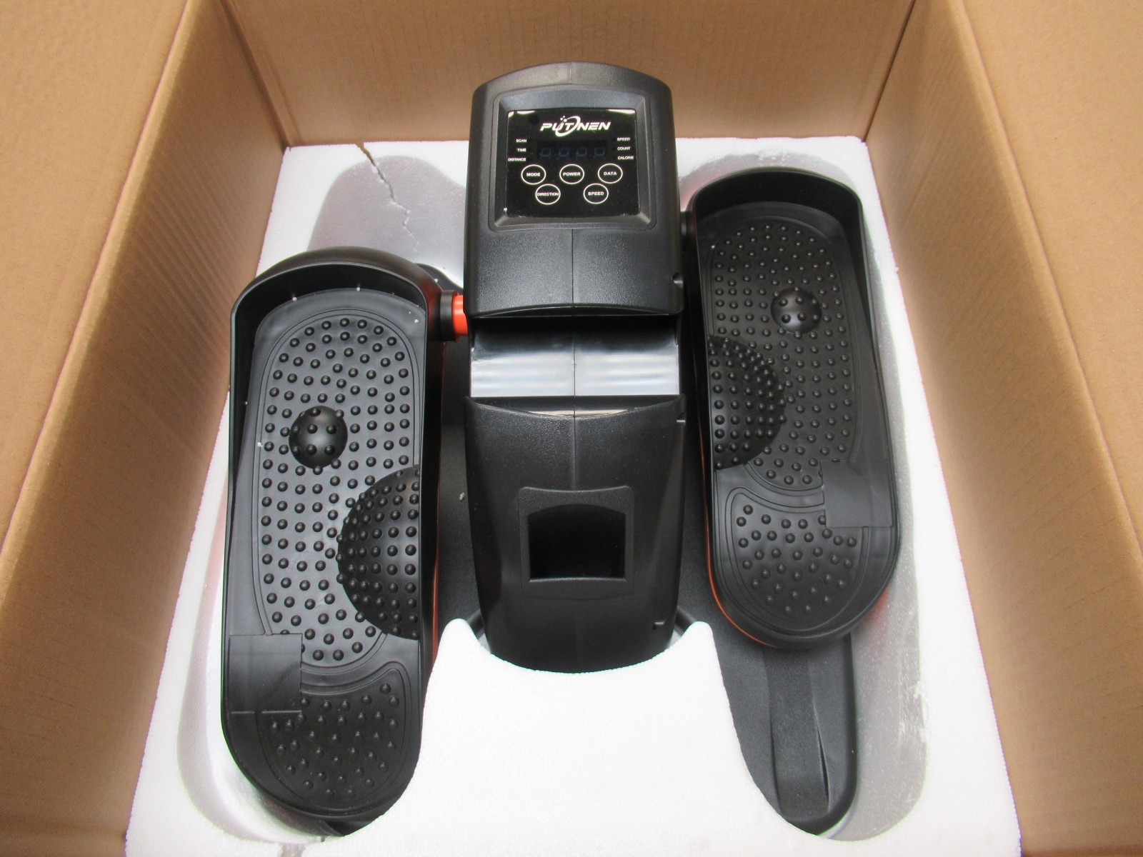 Motorized Elliptical Trainer with Remote Control and Non-Slip Pedals! New in Box