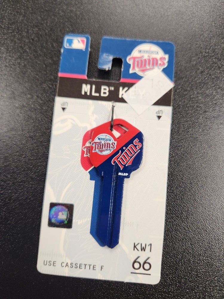MLB MINNESOTA TWINS KWIKSET KW1/KW10 KEYBLANK - READ DETAILS BELOW