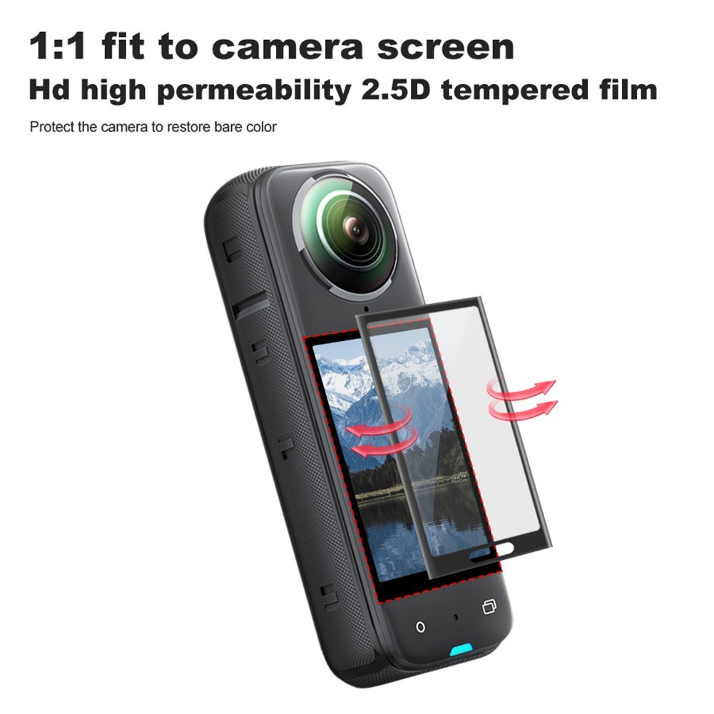 For Insta 360 X5 Camera Accessory Kit With Silicone Case And Lens Covers