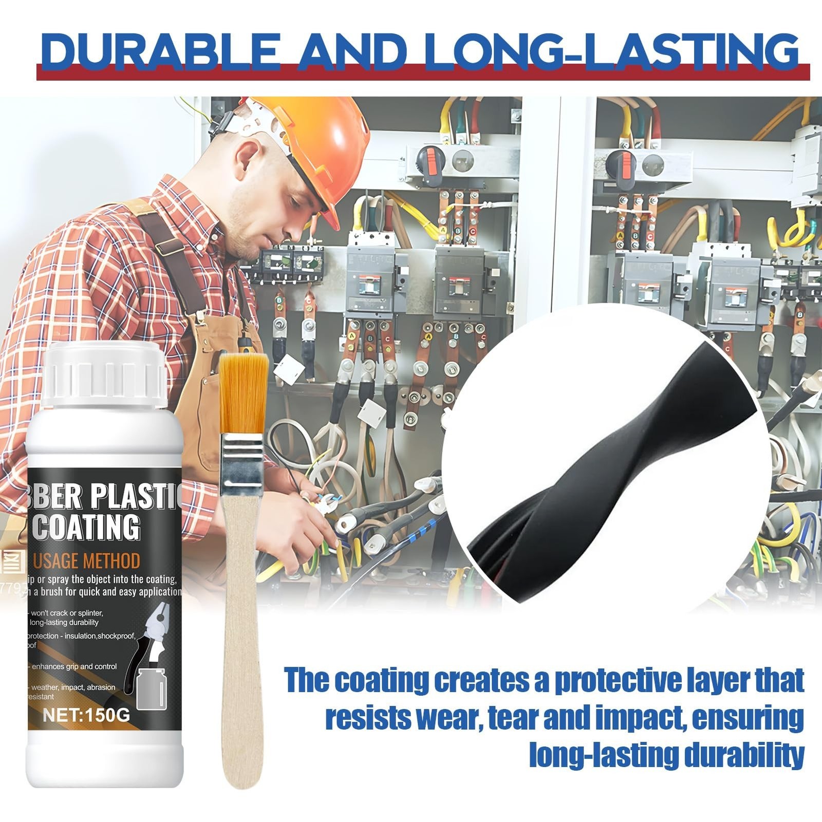 Tool Dip Rubber Coating, Liquid Rubber Dip Flexible Peelable Protective Coati...