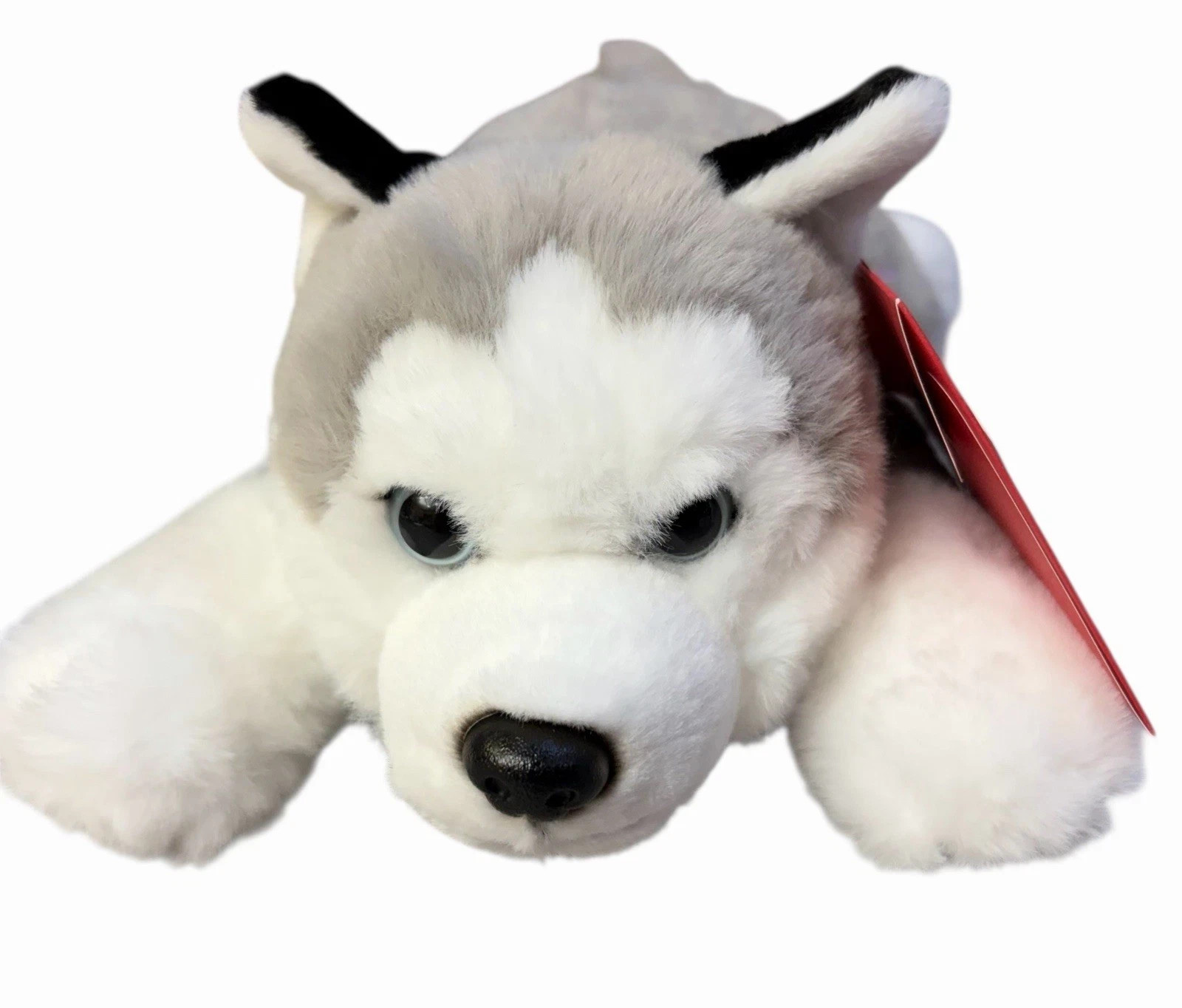FAO Schwarz Adopt-A-Pet Husky Dog 15” Blue Eyes Adoption Papers NWT's