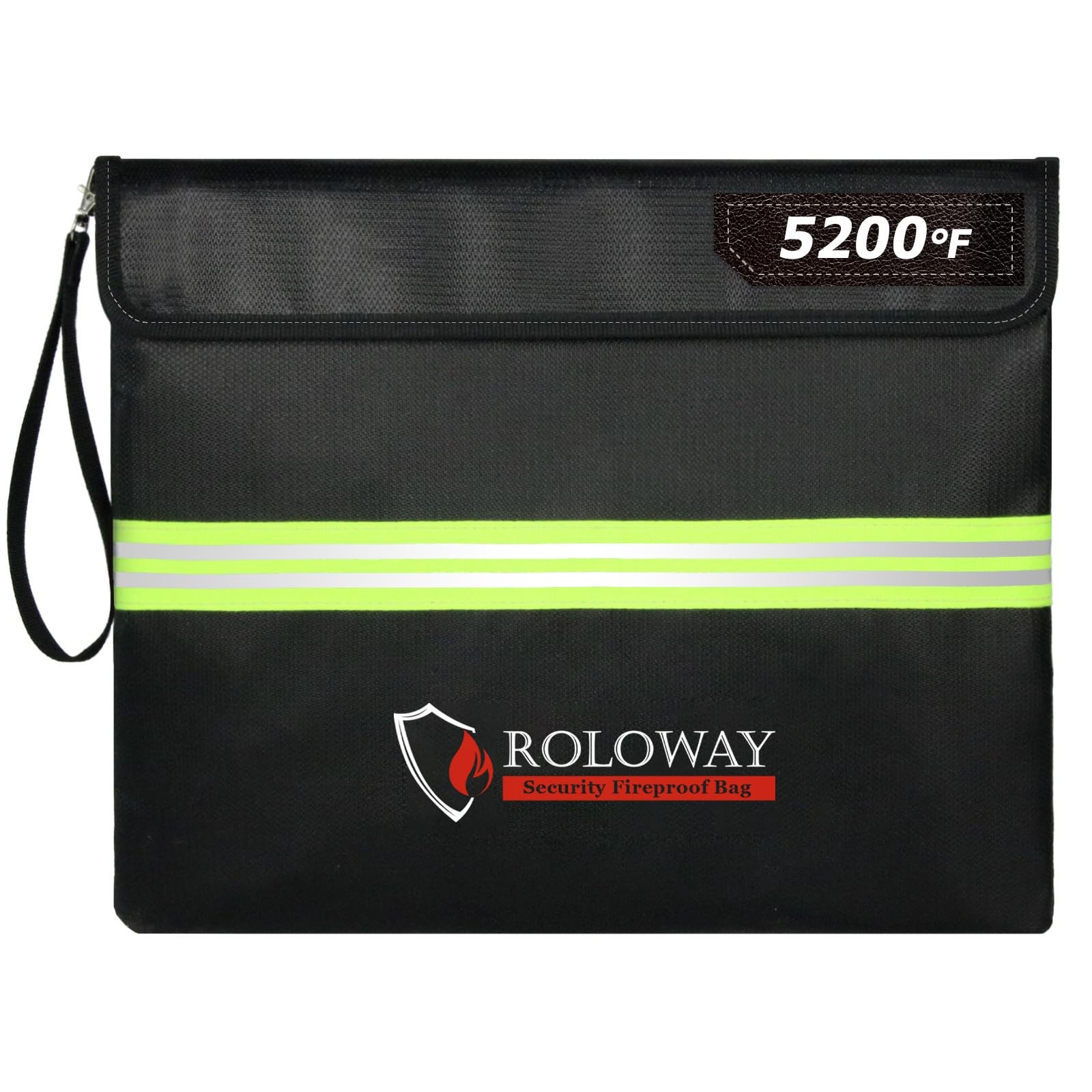 Fireproof Document Bag (14 x 11 inch) with 5200℉ Upgraded Aluminum Foil Layer...