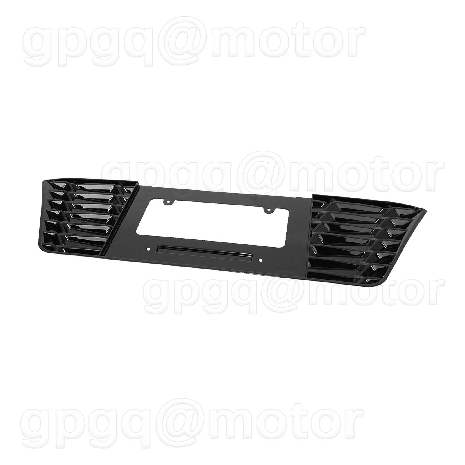 For Corvette C8 Z06 E-Ray 2023-2026 Rear License Plate Frame Cover Glossy Black
