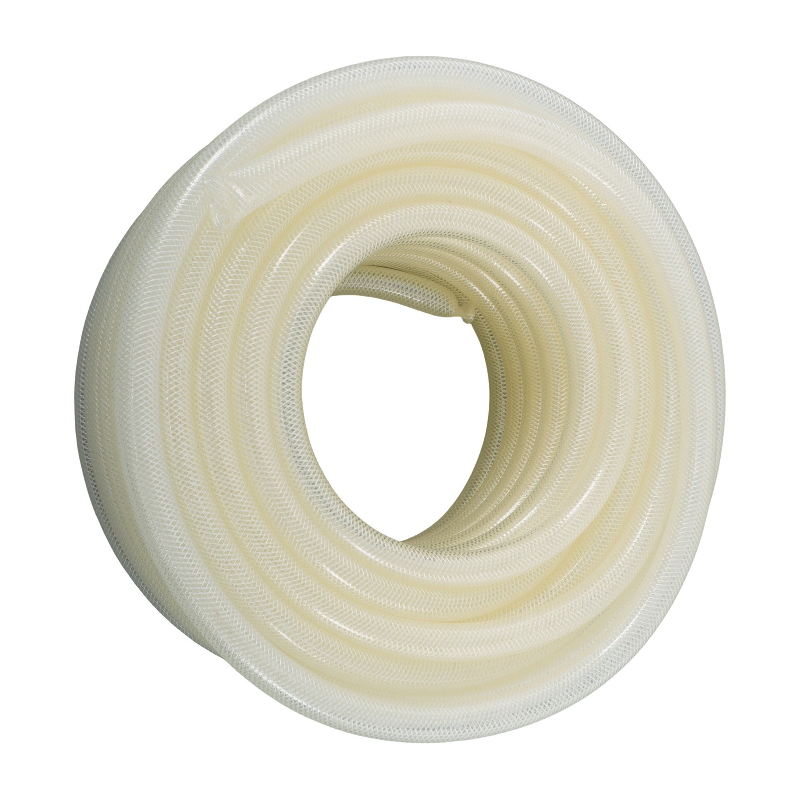 High Pressure 100 Ft Braided Clear PVC Tube Vinyl Tubing 3/4" ID × 1" OD 10 Bar