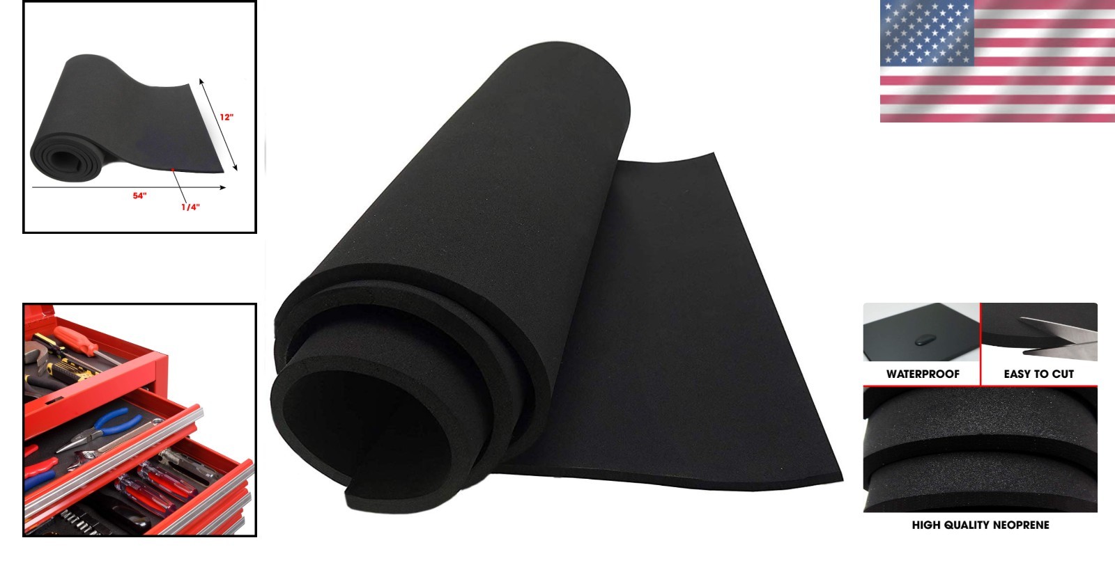 Neoprene Sponge Foam Roll - Thick Cosplay Padding