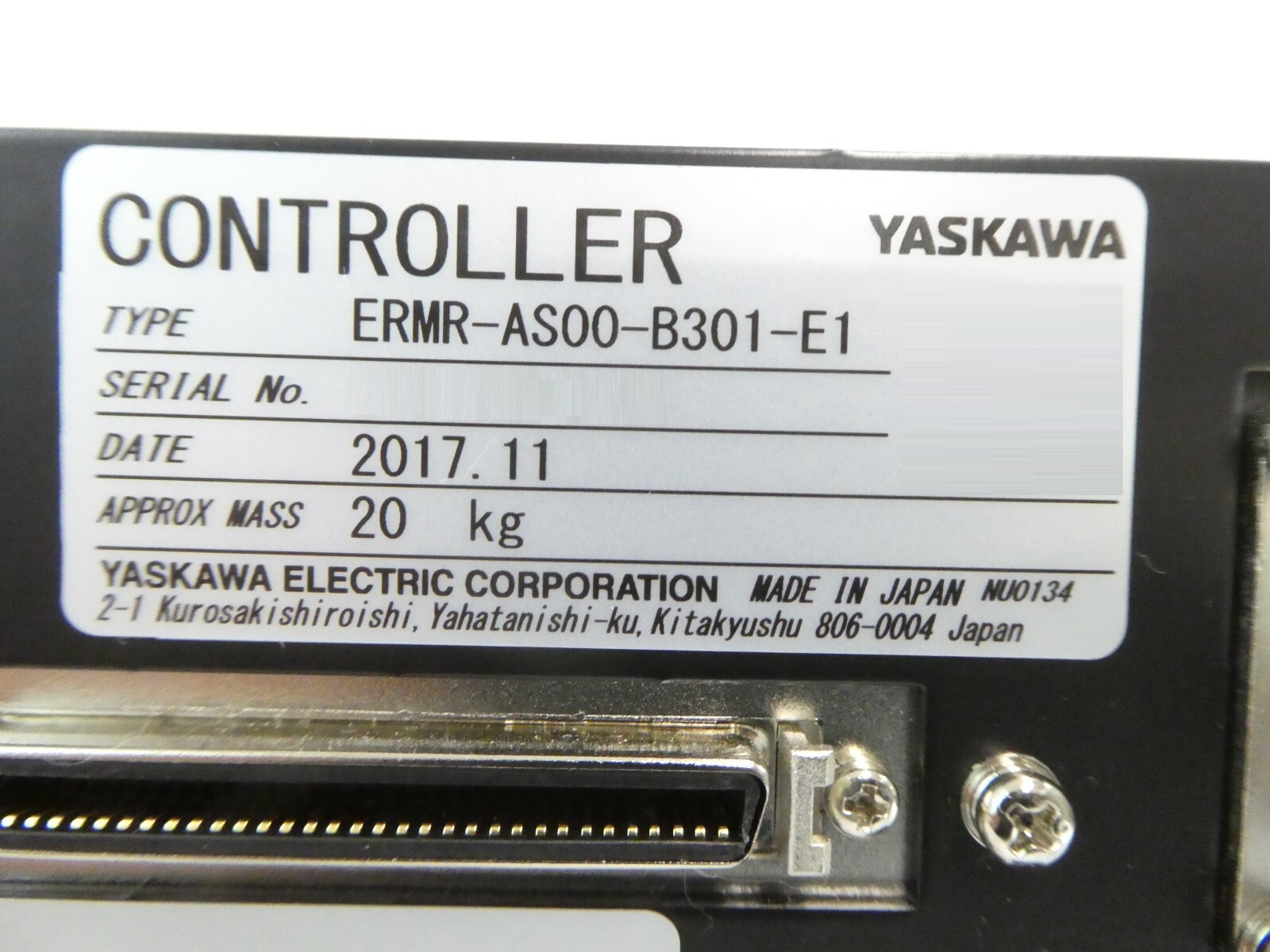 Yaskawa ERMR-AS00-B301-E1 Robot Controller Module CX80-001701-V2 SR100 Working