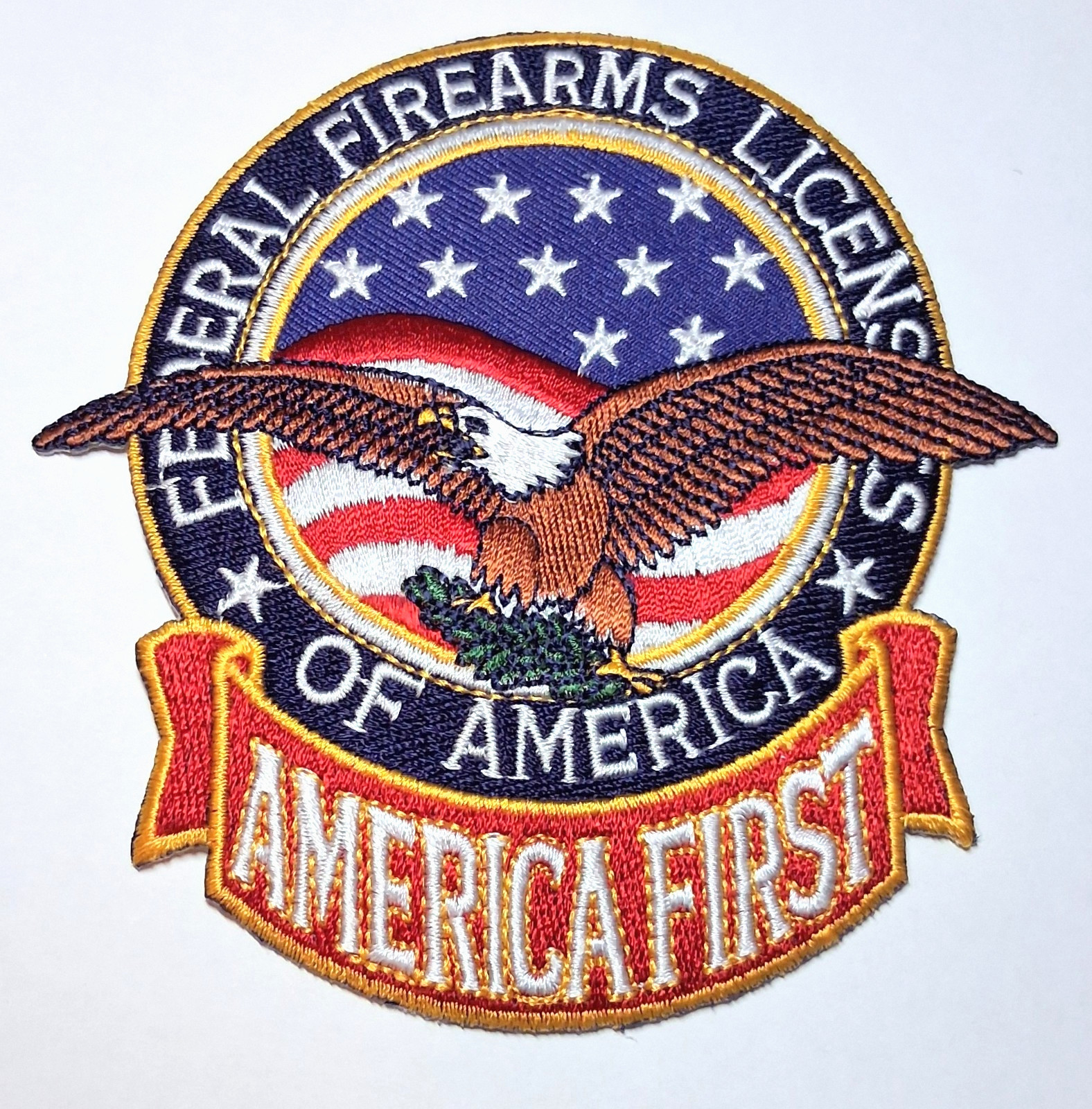 Federal Firearms Licenses of America Patch - FREE Tracked US Shipping !