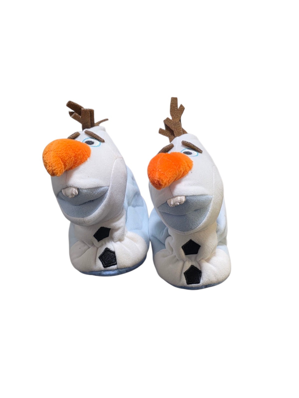 DISNEY'S FROZEN OLAF  SNOWMAN SLIPPERS-SIZE 7/8 Blue