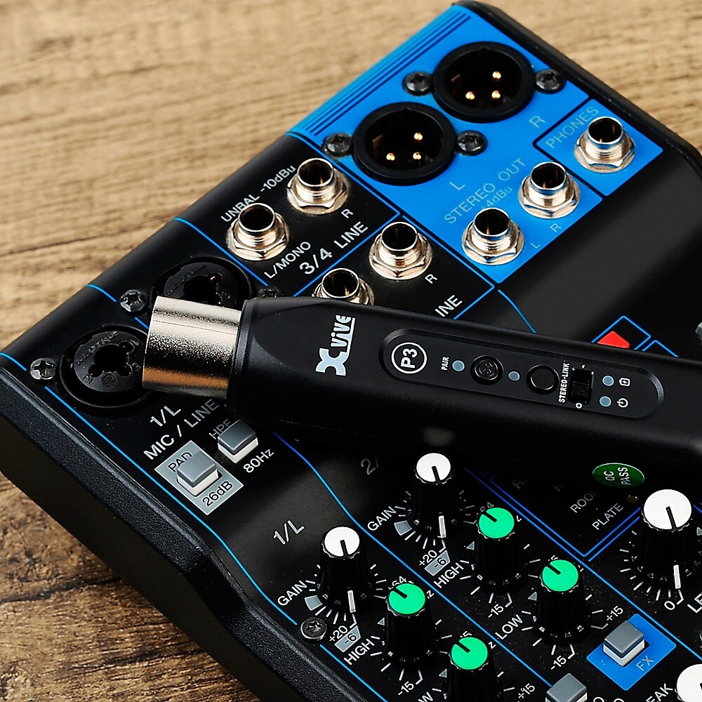 Xvive Bluetooth Audio Receiver w/One P3 Bluetooth Audio Receive for Mono Audio