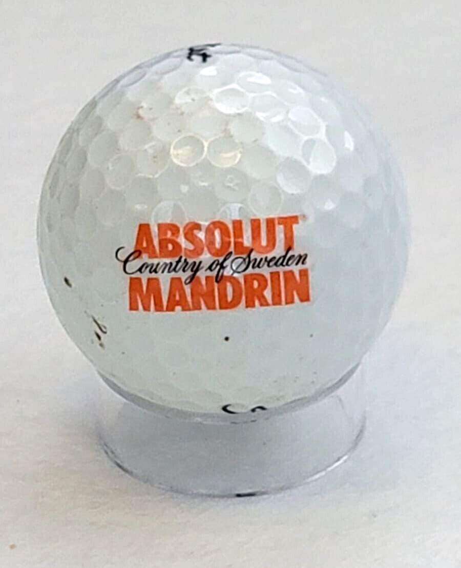 Absolut Mandrin Country Of Sweden Logo Golf Ball (Titleist NXT) ~ AAA