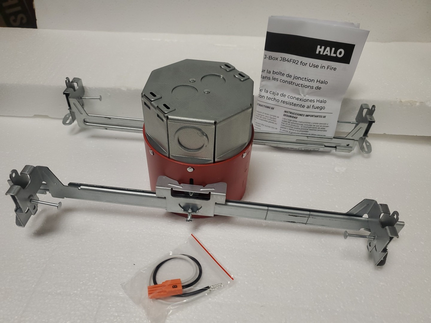 HALO 4in Junction Box Housing Fire Rated, IC Rated, Recessed Housing 2hr Protect