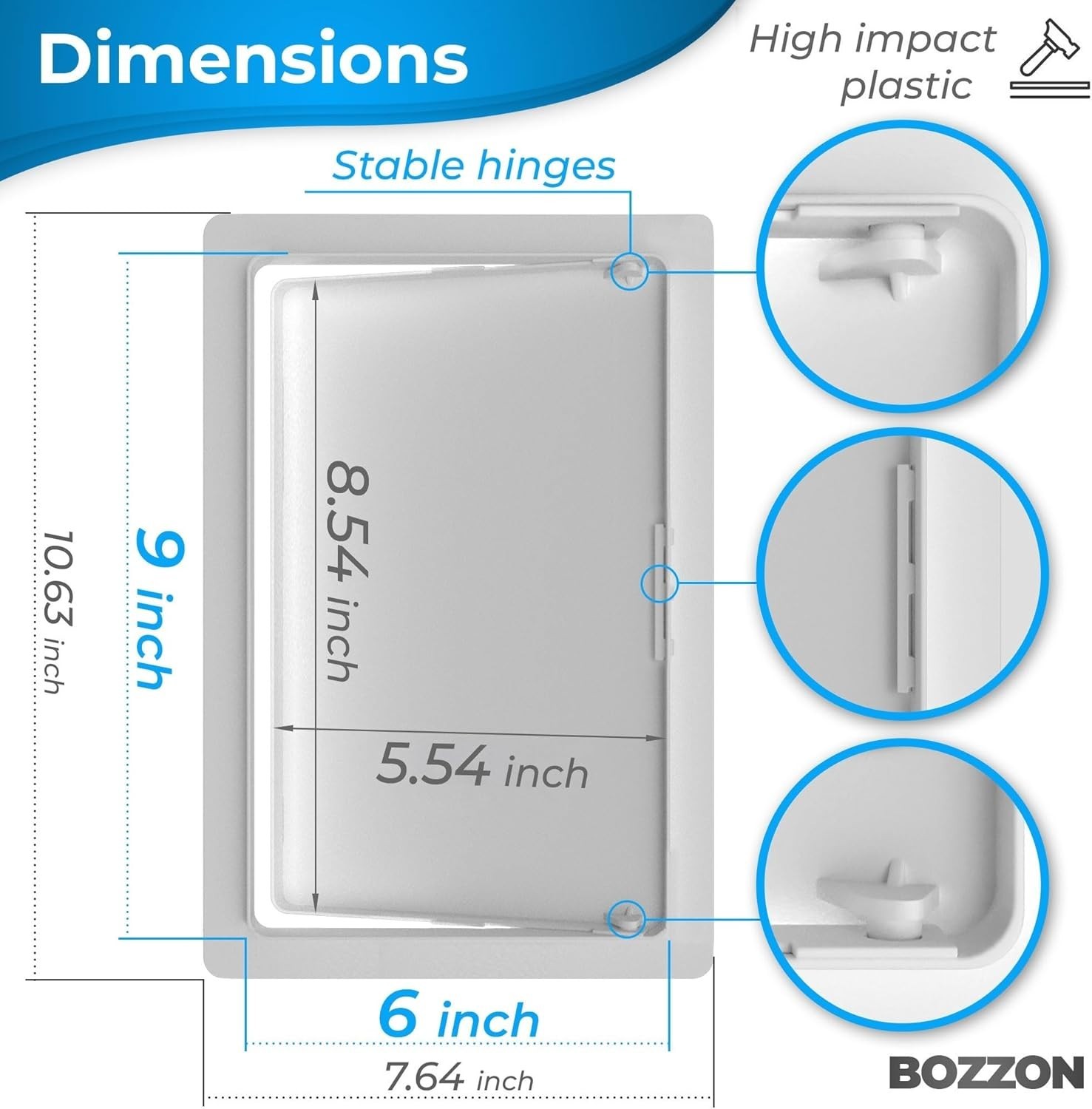 Modern 6x9 Drywall Access Panel - Lightweight, Durable & Versatile Solutions