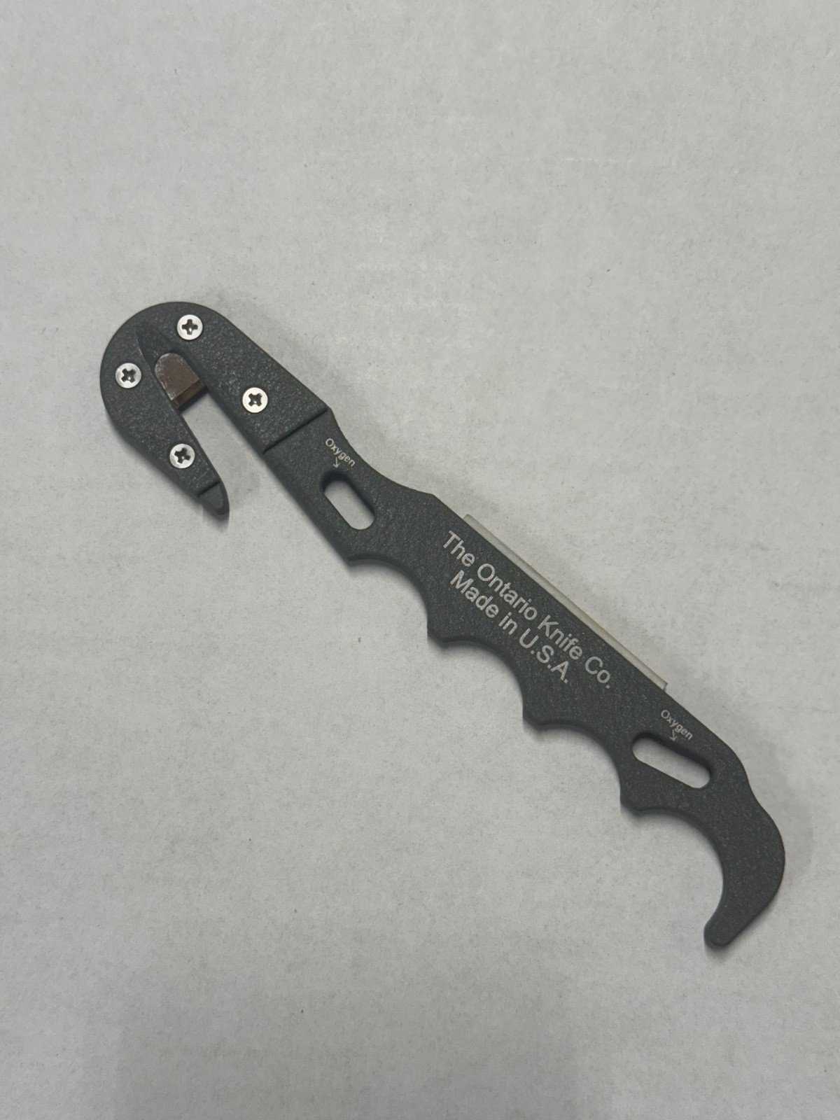 Ontario Knife Co Model 1 Strap Cutter Rescue Tool Foliage