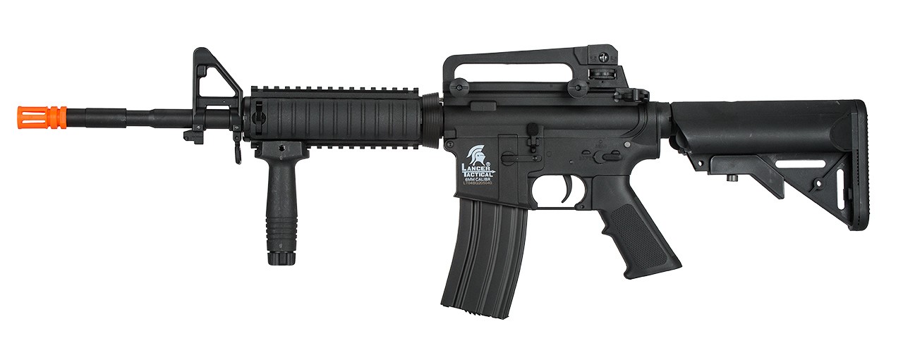 Lancer Tactical LT-04B-G2 SOPMOD M4 Gen 2 Electric Airsoft Rifle Gun w/ Metal Ge