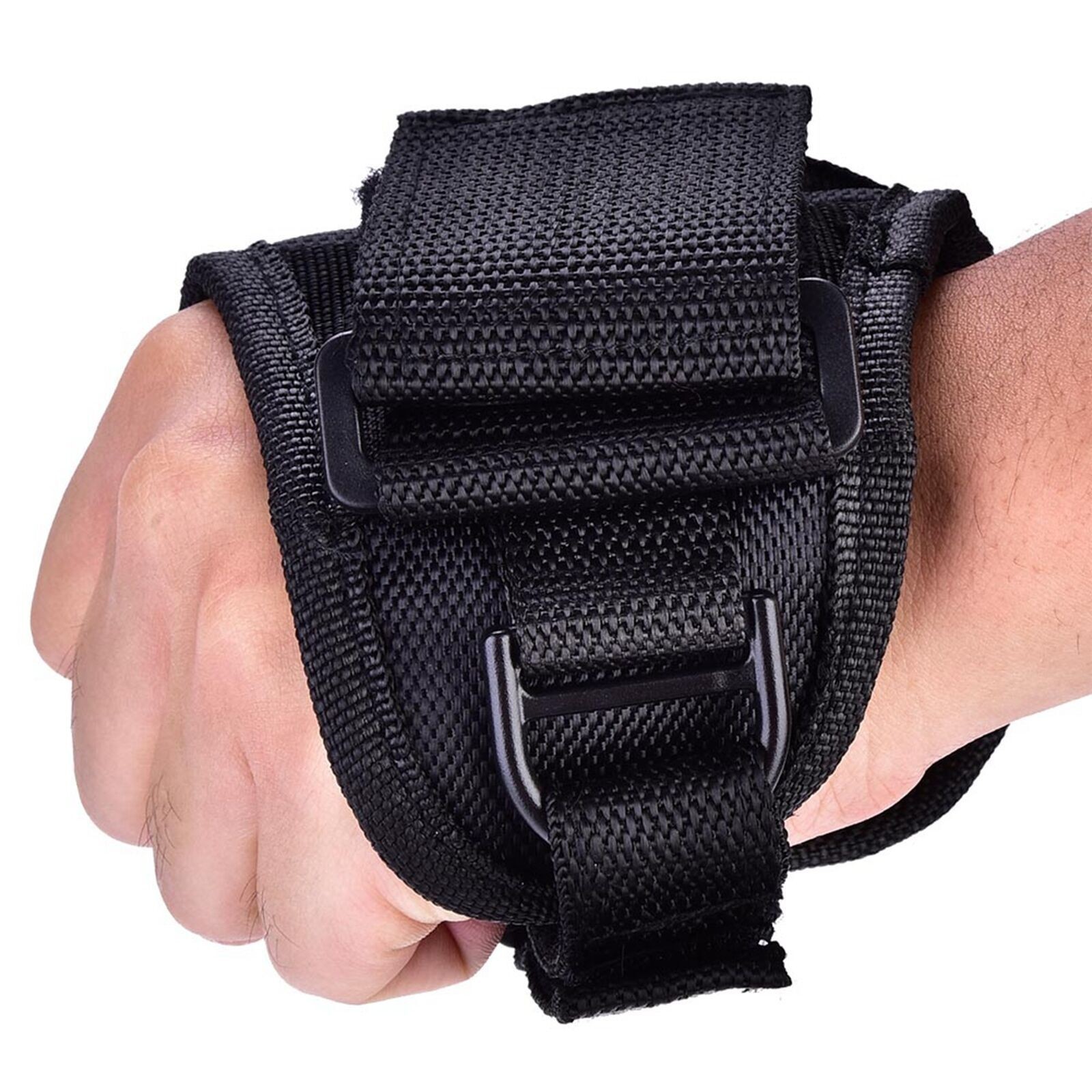 Durable Portable Black Diving Light Flashlight Torch Holder Glove Underwater