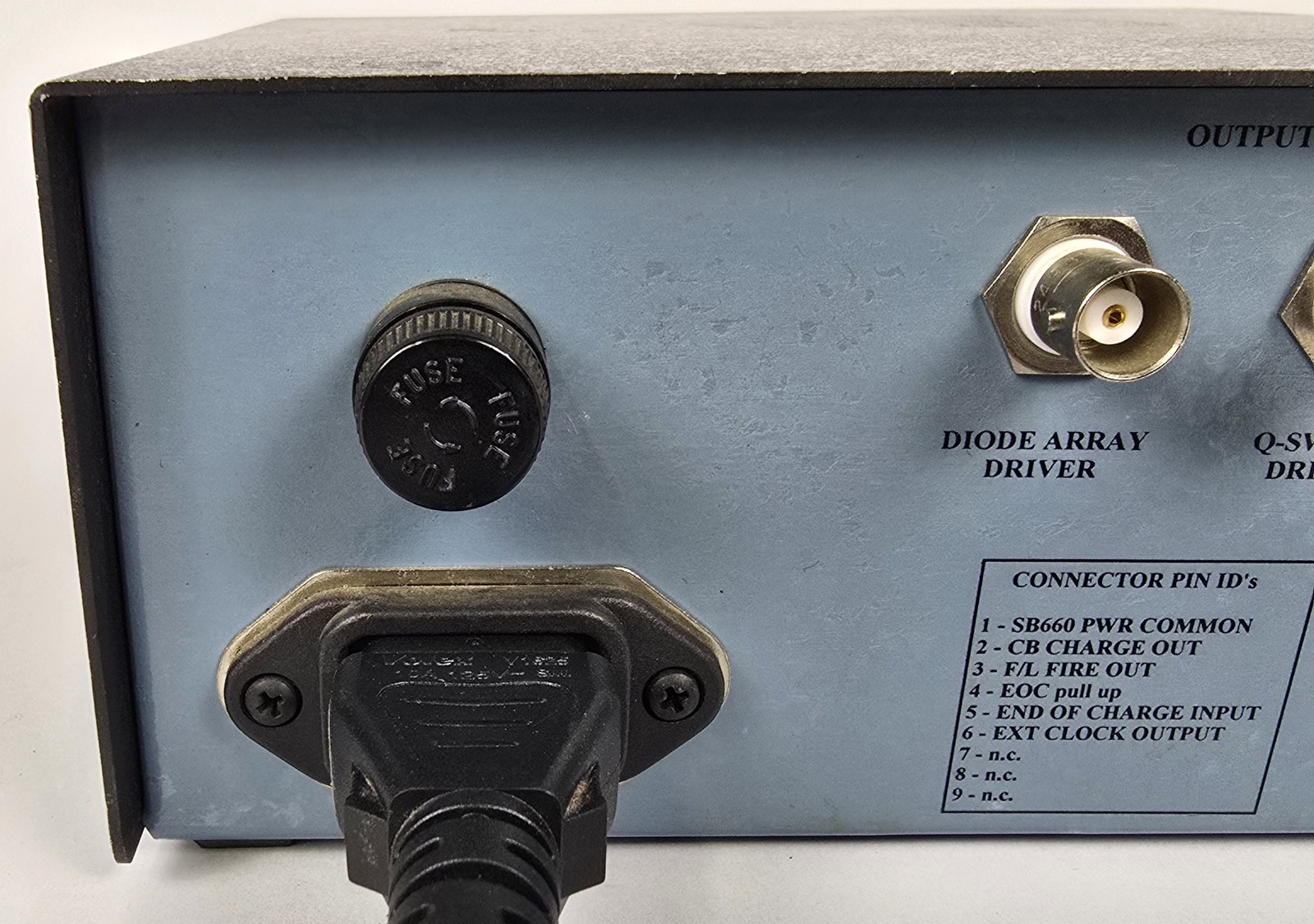 NASA Langley GEL-0303 Quantel Nd:YAG Laser Controller Q-Switch Driver