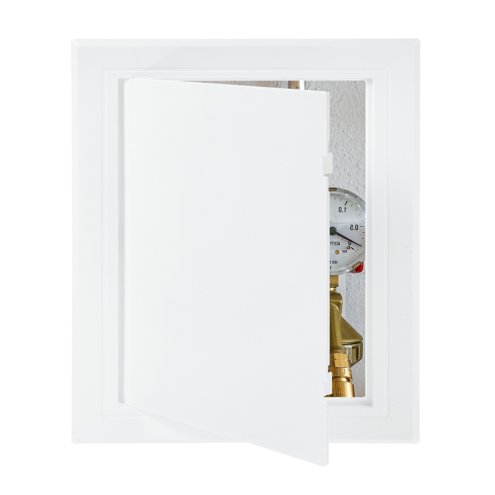 6x7.9 Inch Access Panel for Drywall and Ceiling, ABS Plastic Material (White)
