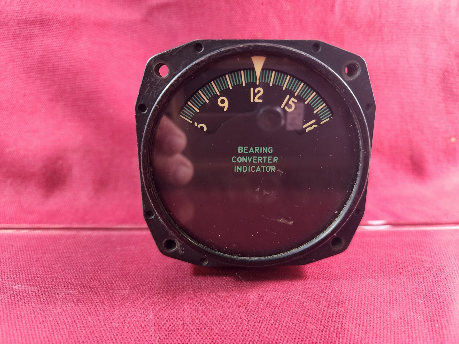 VTG  US Military Aircraft Bearing Converter Indicator ID-251/ARN Borg WWII Era