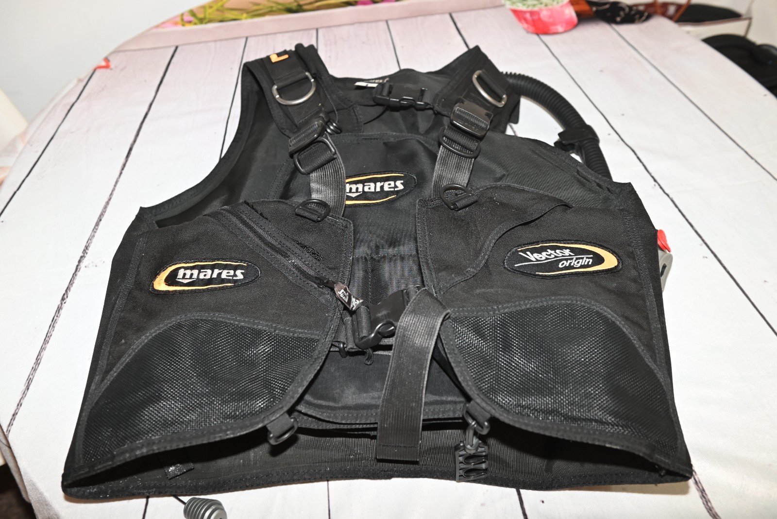 Mares Scuba Vest- Vector Origin - Black- size L