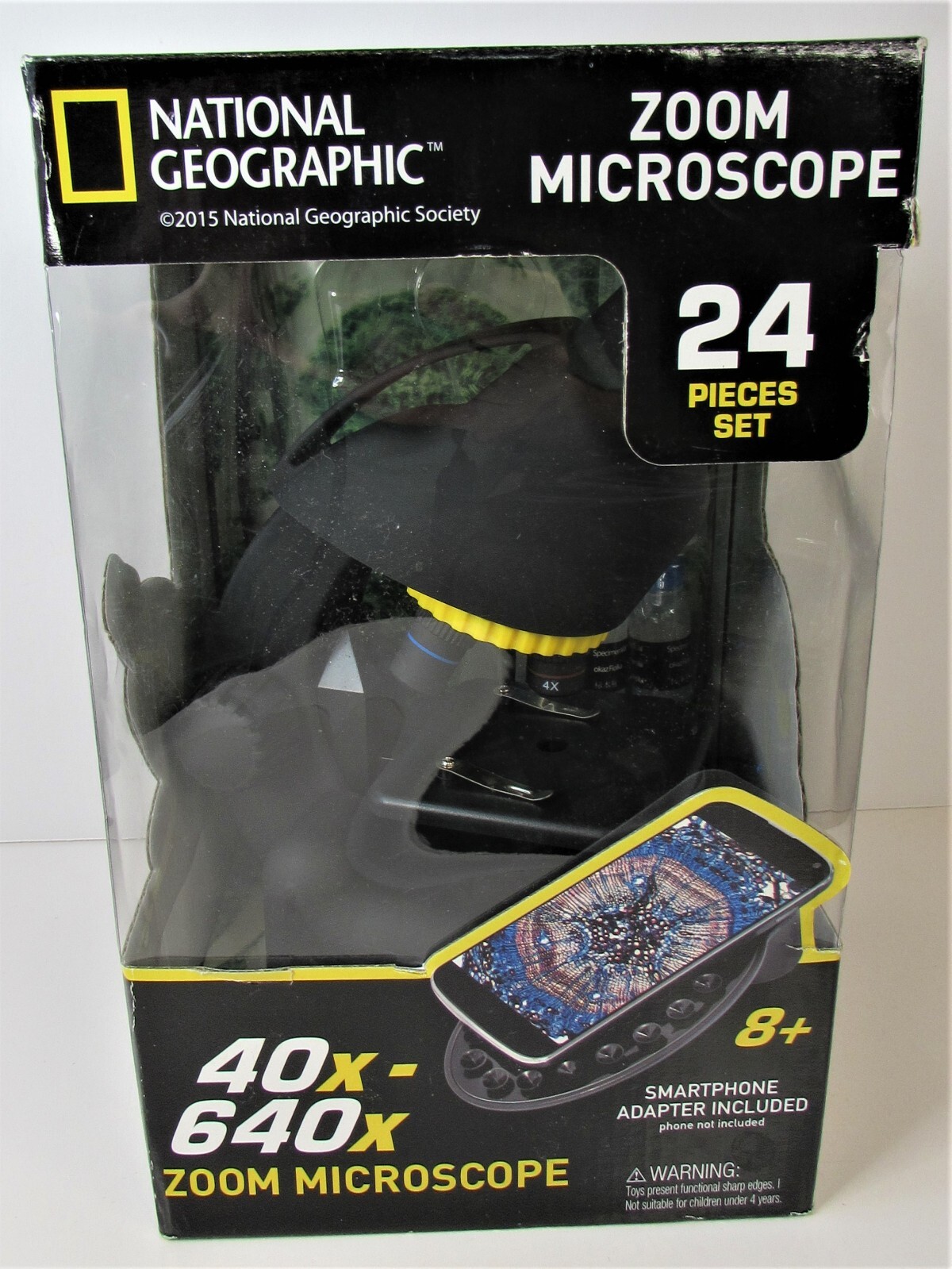 National Geographic Zoom Microscope 40x - 640x with Smart Phone Adapter