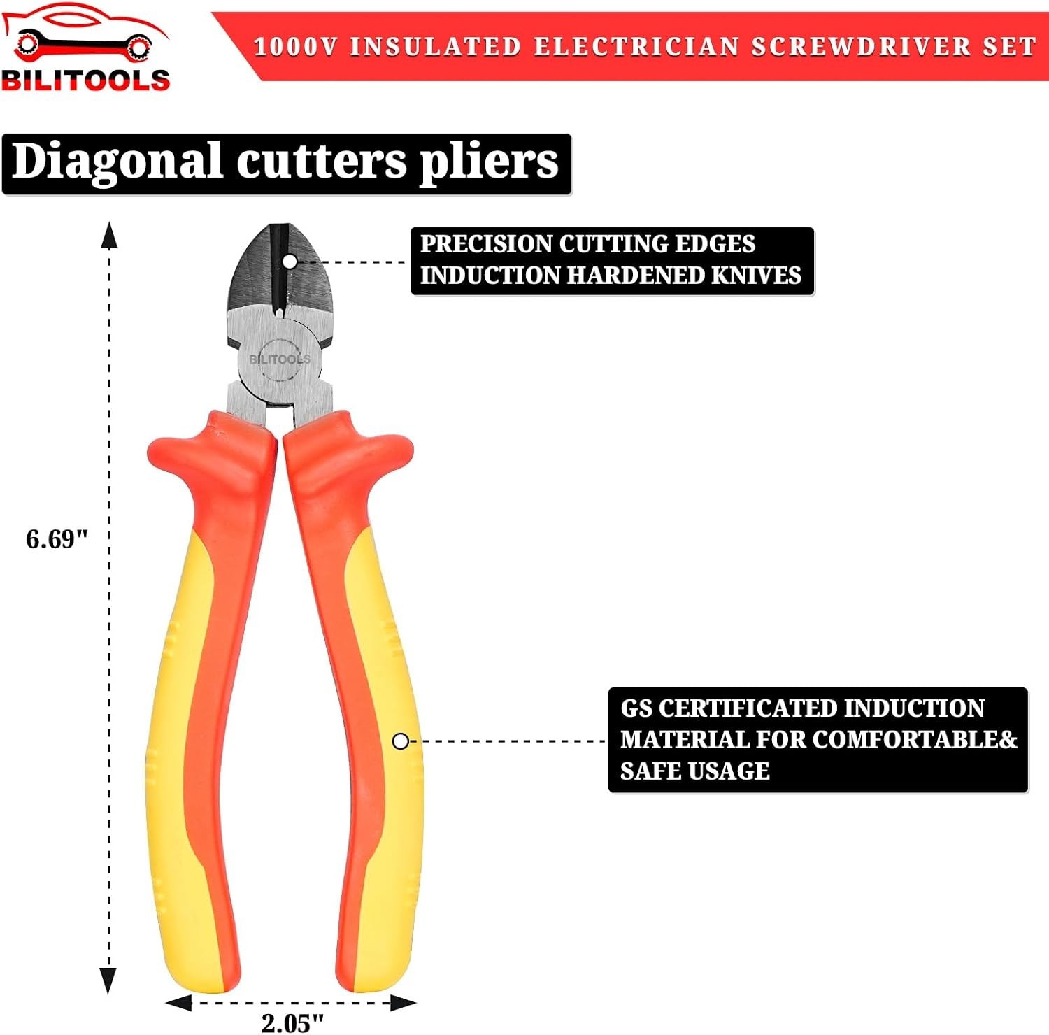 VDE Certified 7pcs Screwdriver Pliers Kit
