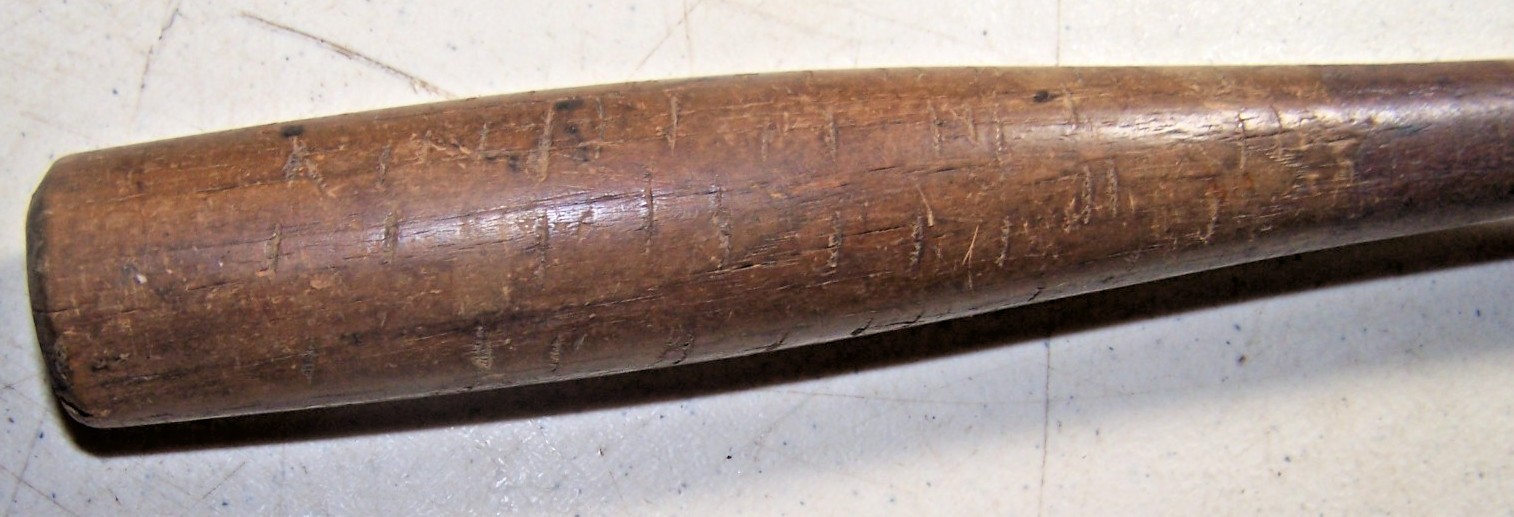 Antique Macadamizing Knapping Napping Hammer ( all original )Pre Civil War Era )
