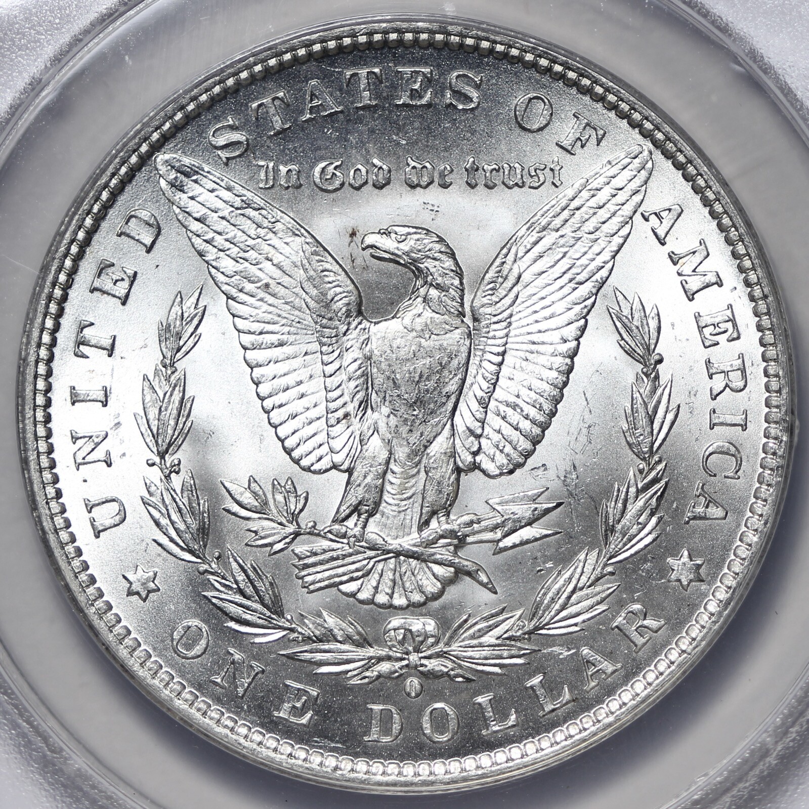 BU 1884-O Morgan Silver Dollar ANACS MS63 Blast White! XML
