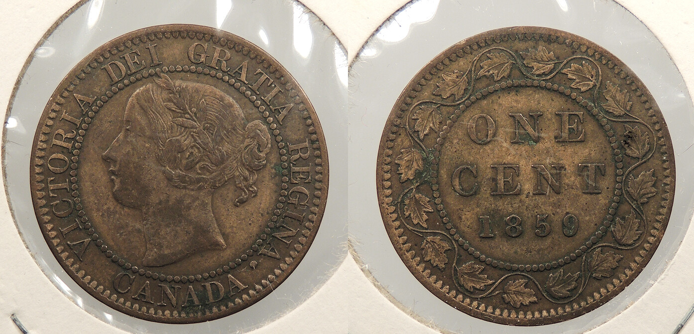 CANADA 1859 Cent Victoria #WC93546