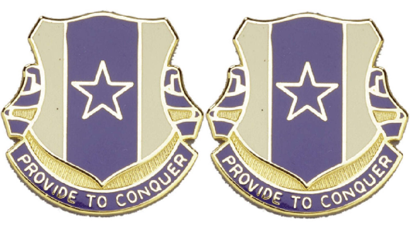 30th Quartermaster Battalion Distinctive Unit Insignia - Pair - Provide To Conqu