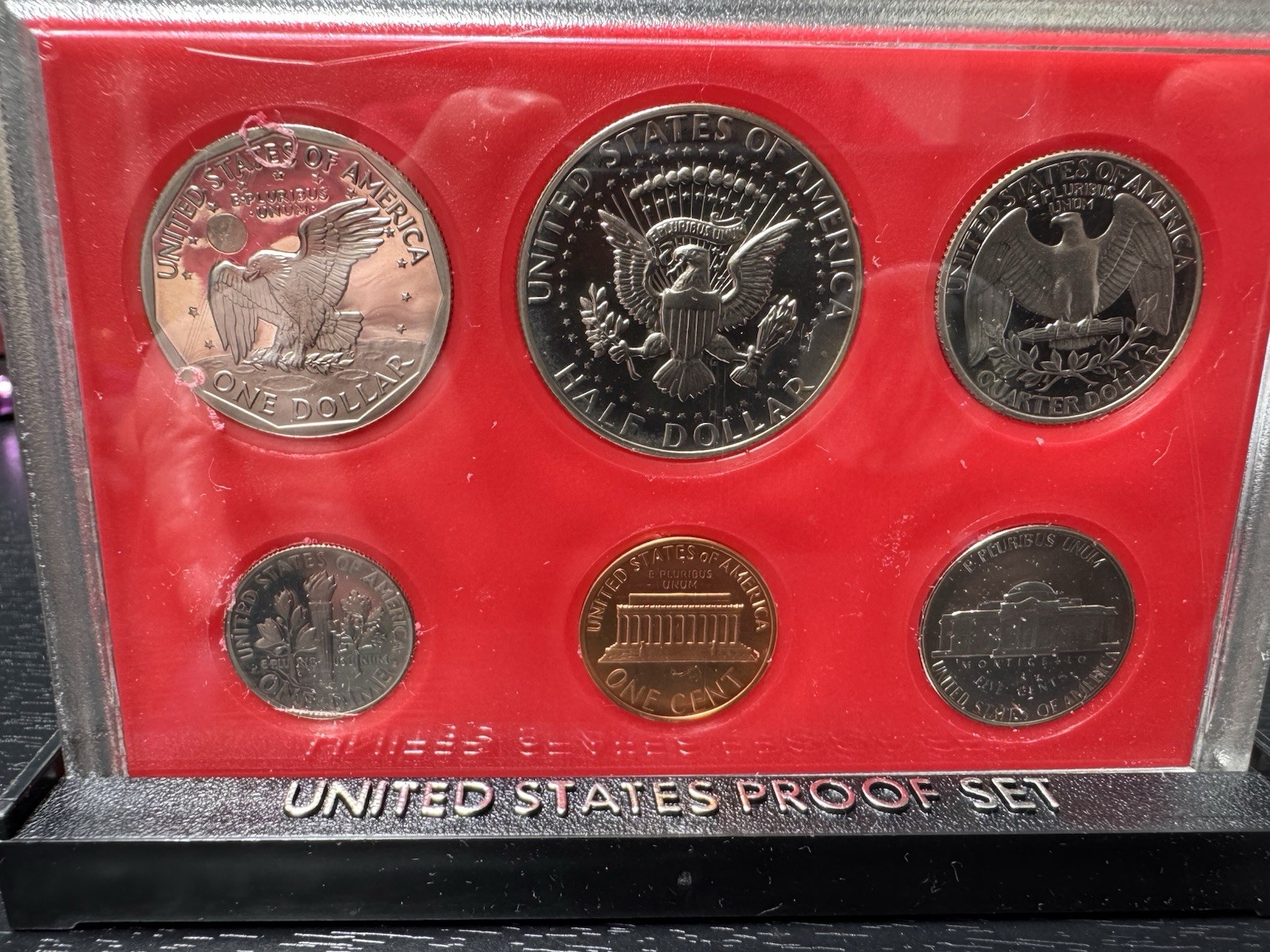 United States 1980 Proof Set San Francisco Mint, Multiple Denominations