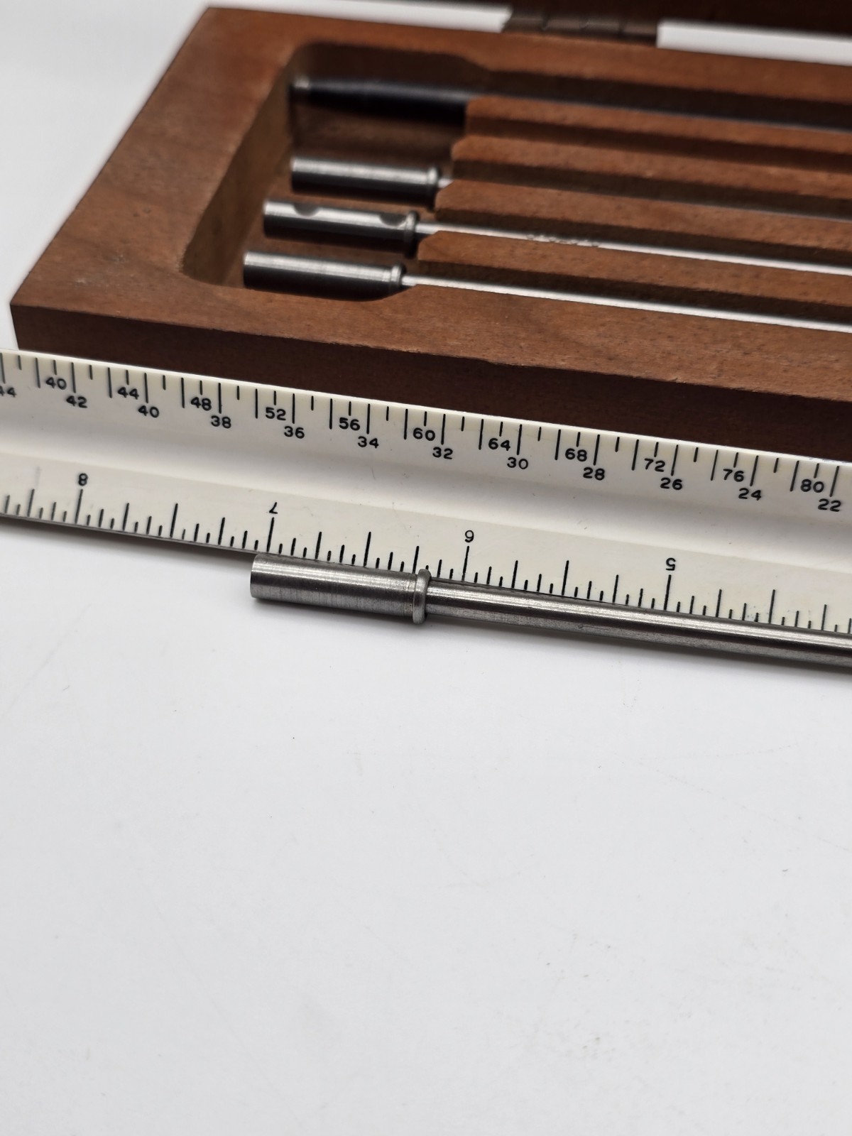 Vintage Machinist Depth Micrometer Gauge Set