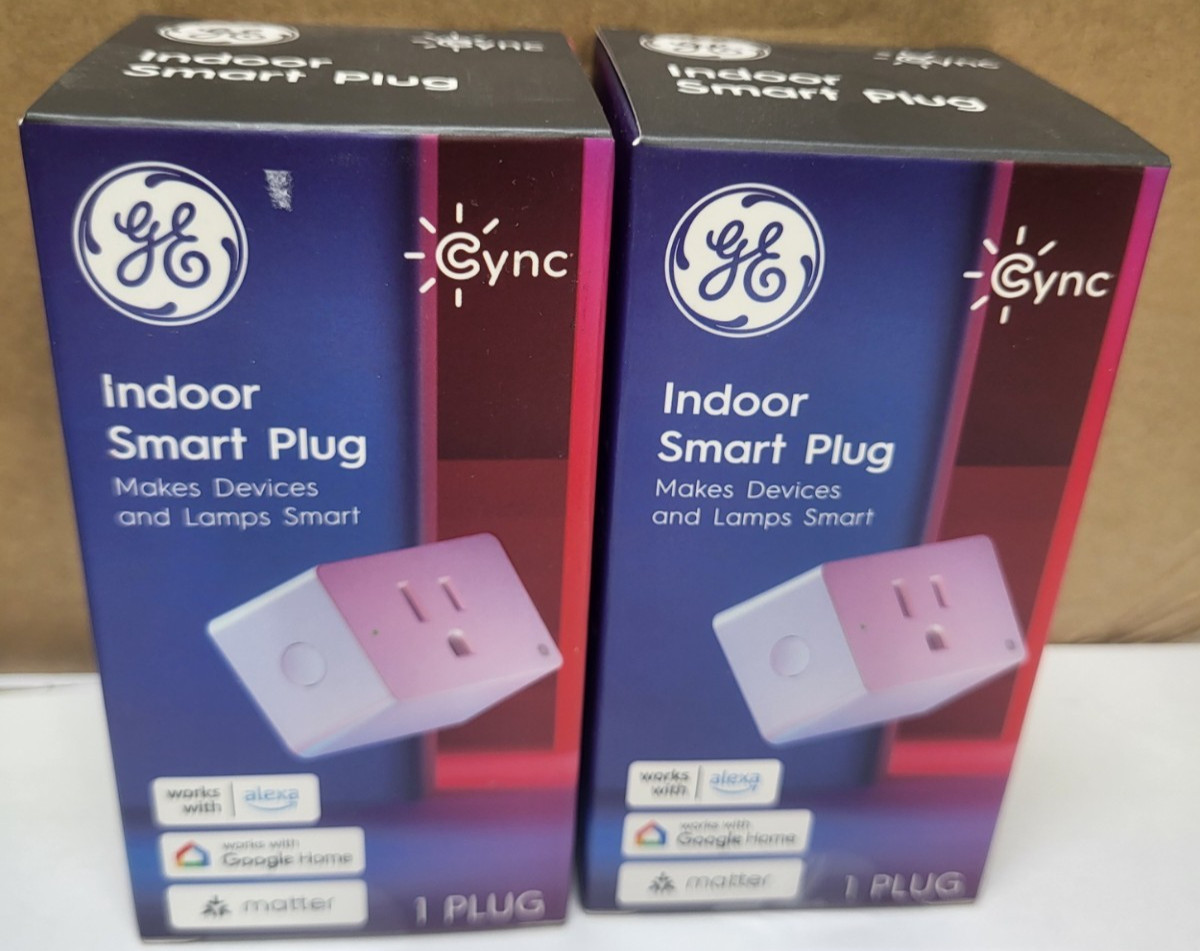 X2 Cync Indoor Smart Outlet Plugs Works with Alexa and Google Home