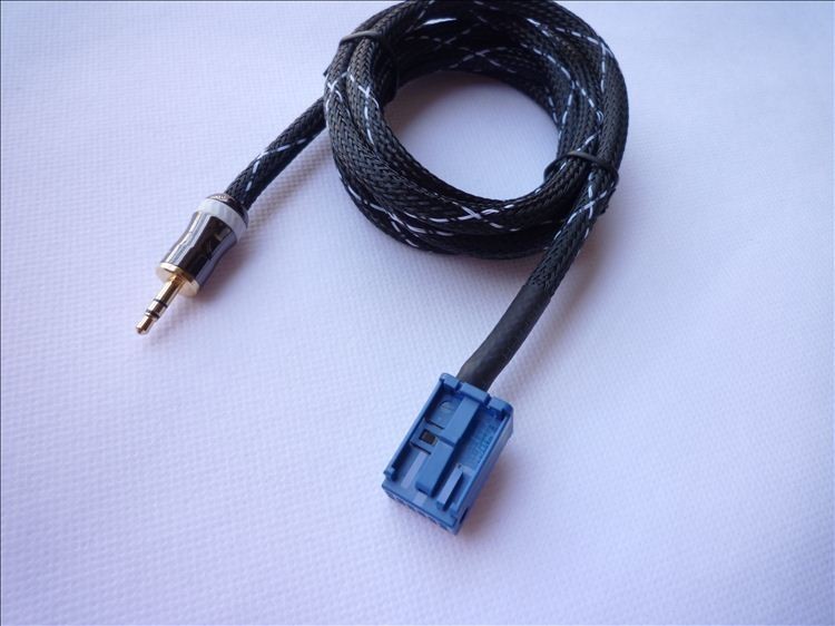 Car AUX Input Mode Cable 3 5mm Male Connector Adapter for 307 For RD4 Audio