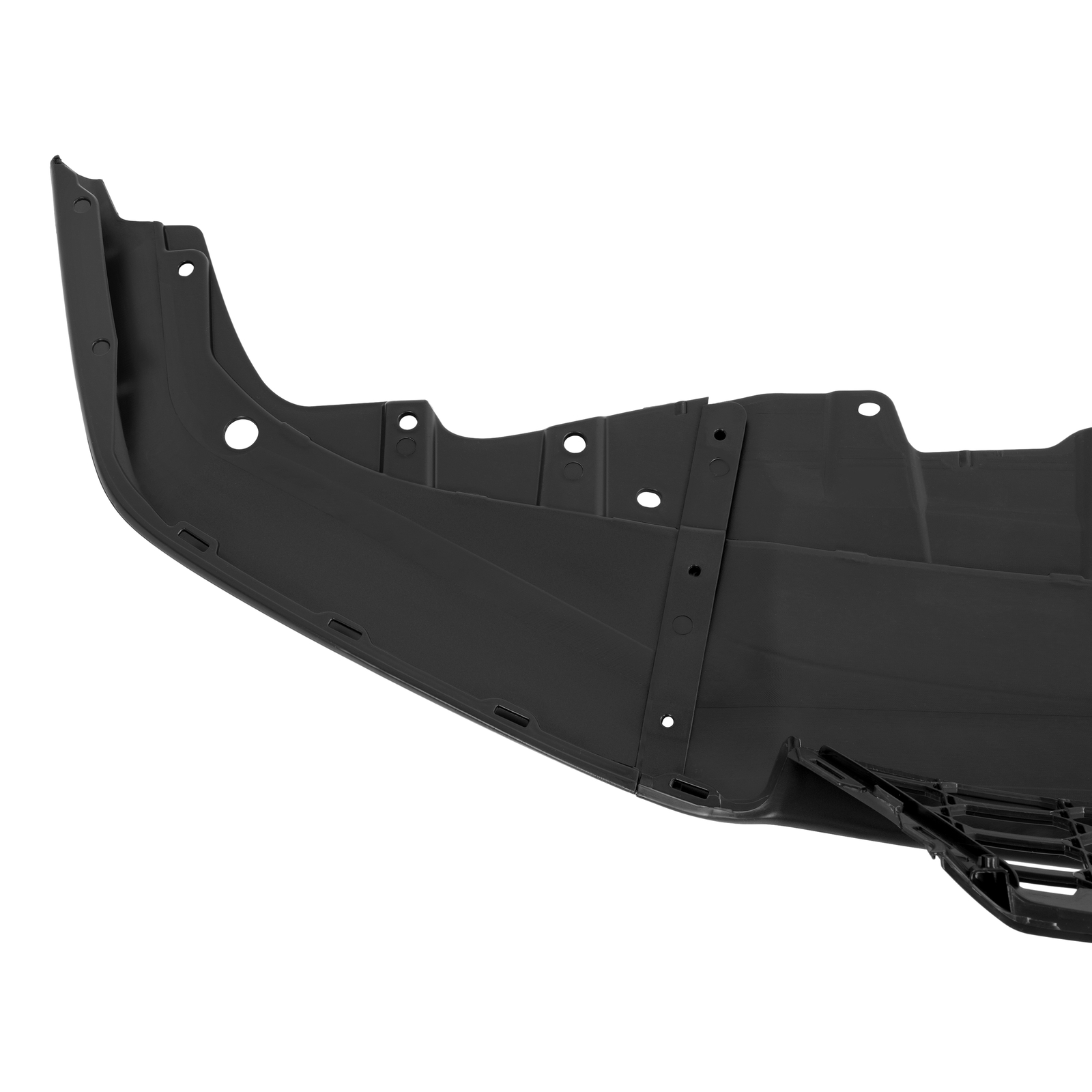 Front Bumper Grille Textured Black Plastic For 2017-2019 Honda Civic Hatchback
