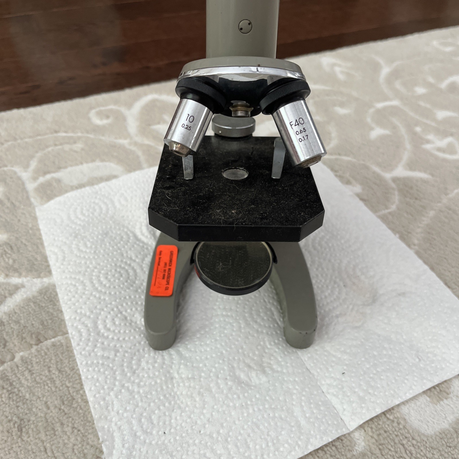 VINTAGE OLYMPUS ELGEET 256764 MICROSCOPE- JAPAN