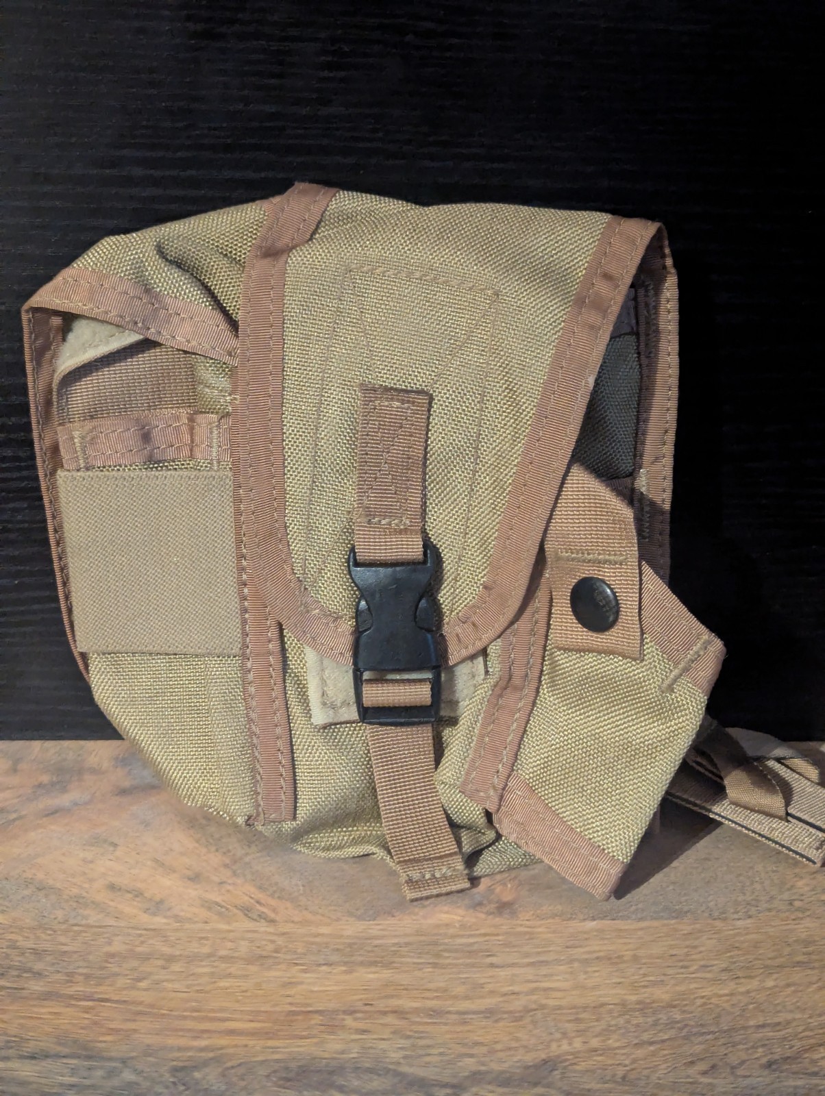 Paraclete Pre-MSA AIXSSTS Khaki MOLLE GP Utility Pouch — SOF CAG DEVGRU LBE
