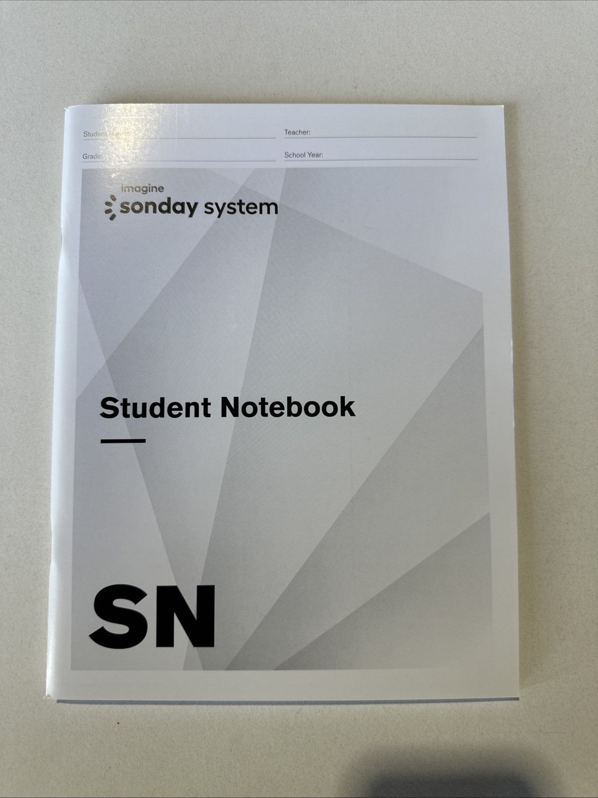 Sonday System 1 Multisensory Solutions for Reading Student Notebook Imagine