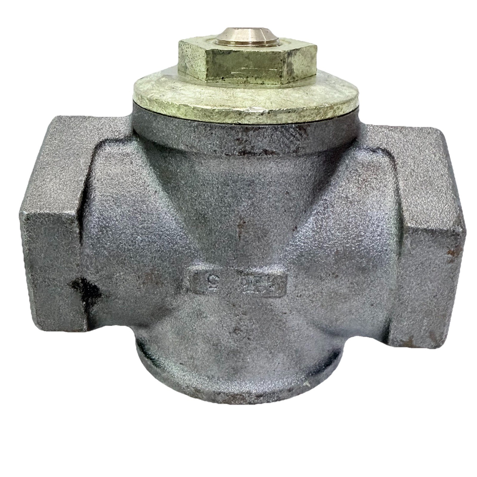 Mcdonald 2" Gas Meter Valve 175G Black Iron Body Brass