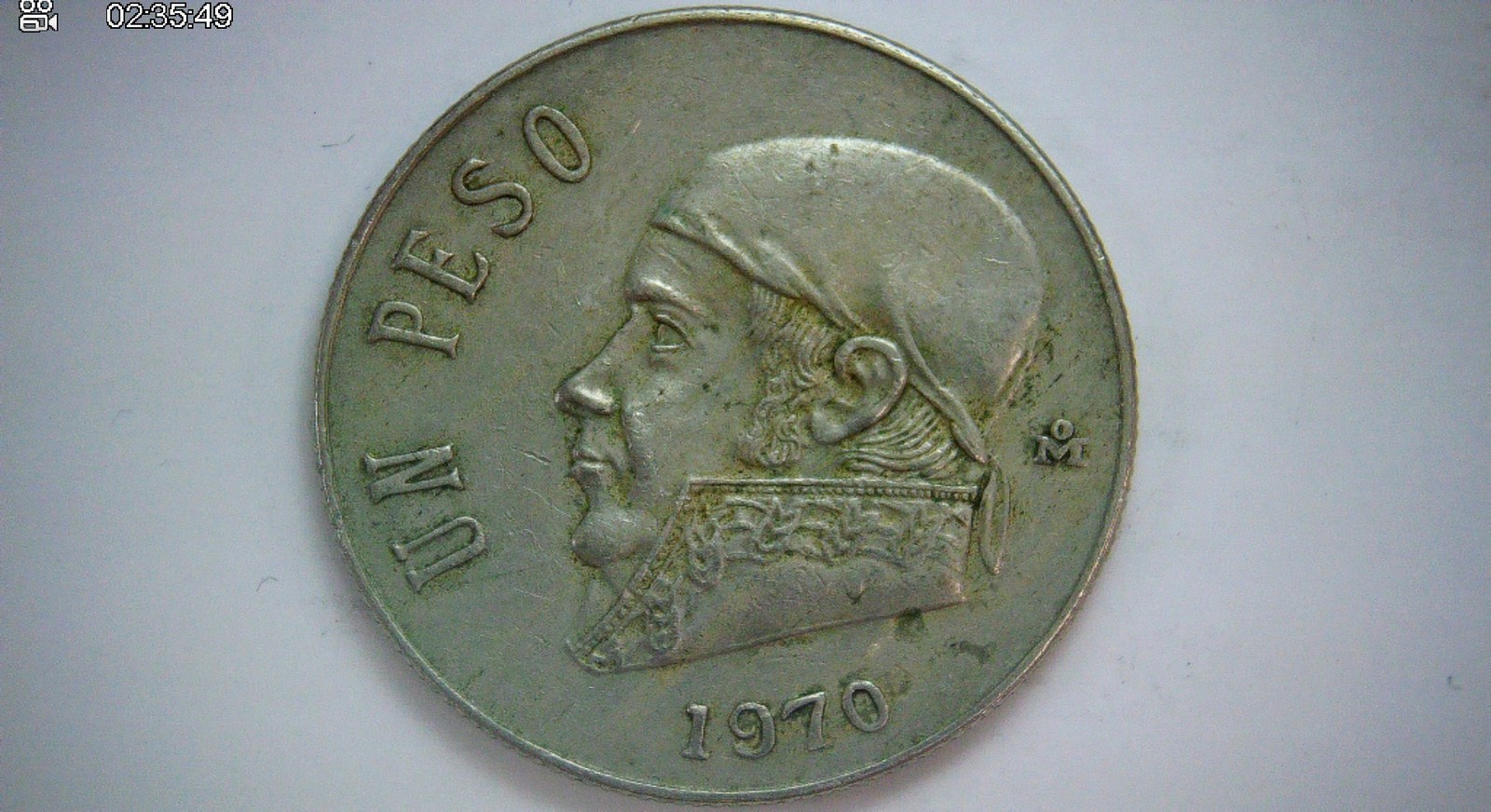 Mexico 1970 1 Peso Mexico 1 Peso (José María Morelos y Pavón) Coin